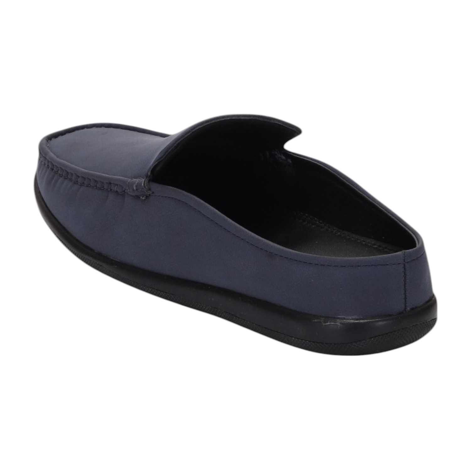 Men Navy Blue Casual Shoes Slip On