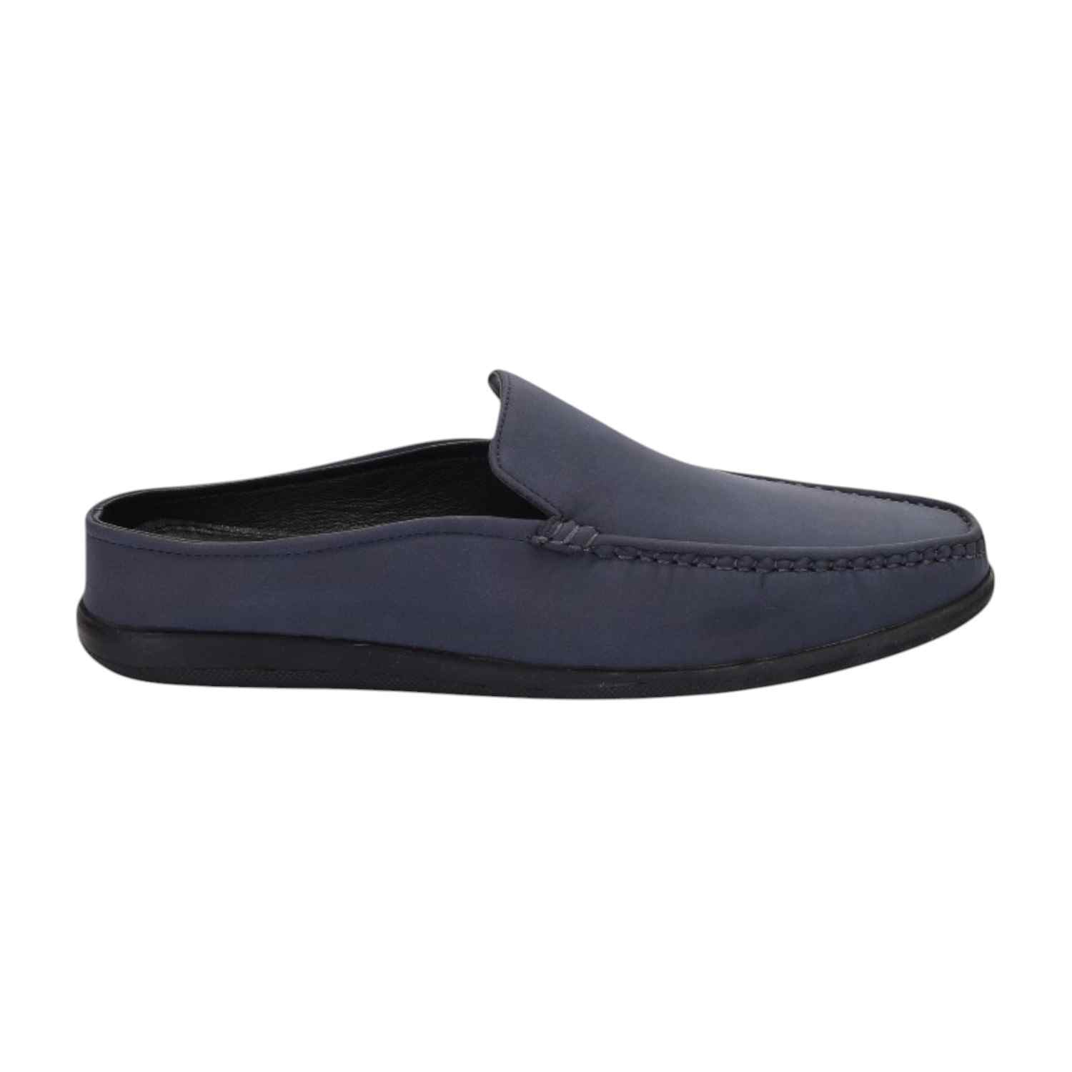 Men Navy Blue Casual Shoes Slip On