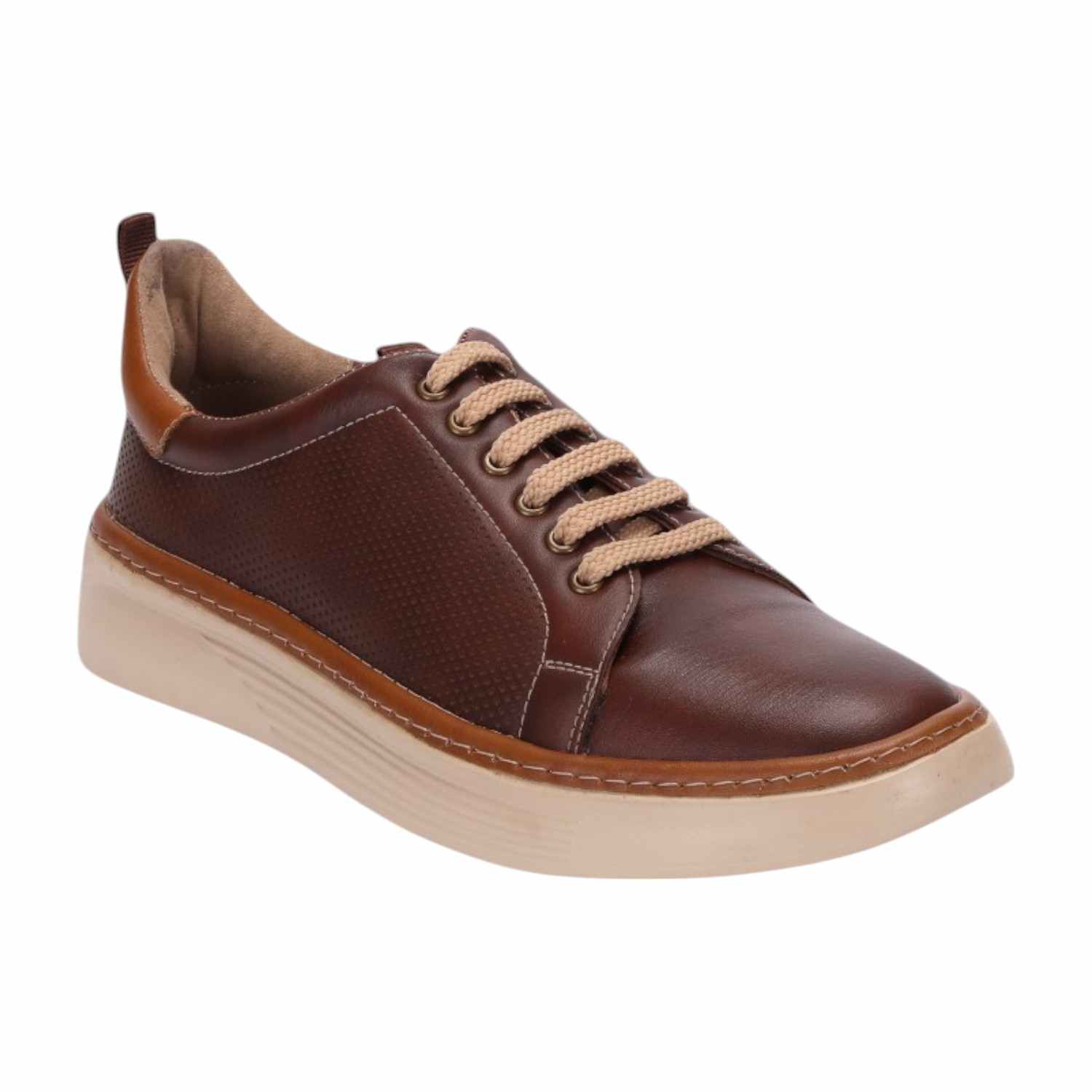 Men Brown Casual Lace Up