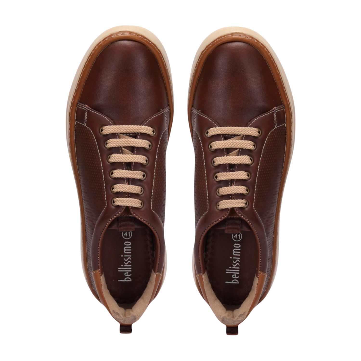 Men Brown Casual Lace Up