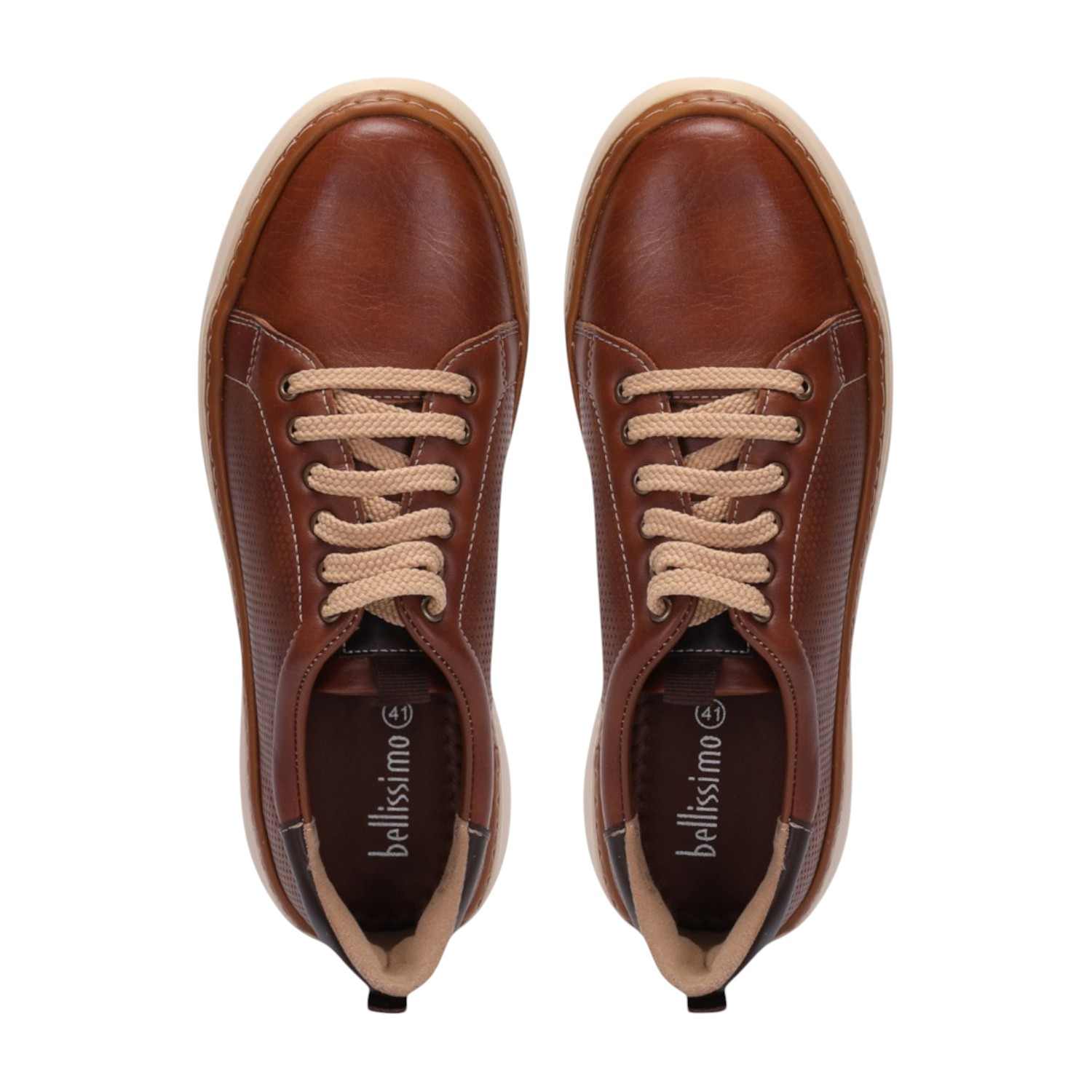 Men Brown Casual Lace Up