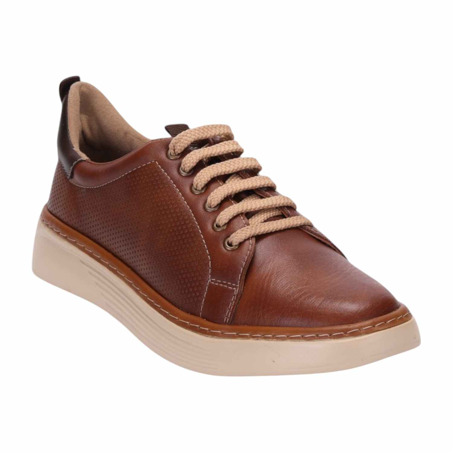 Men Brown Casual Lace Up