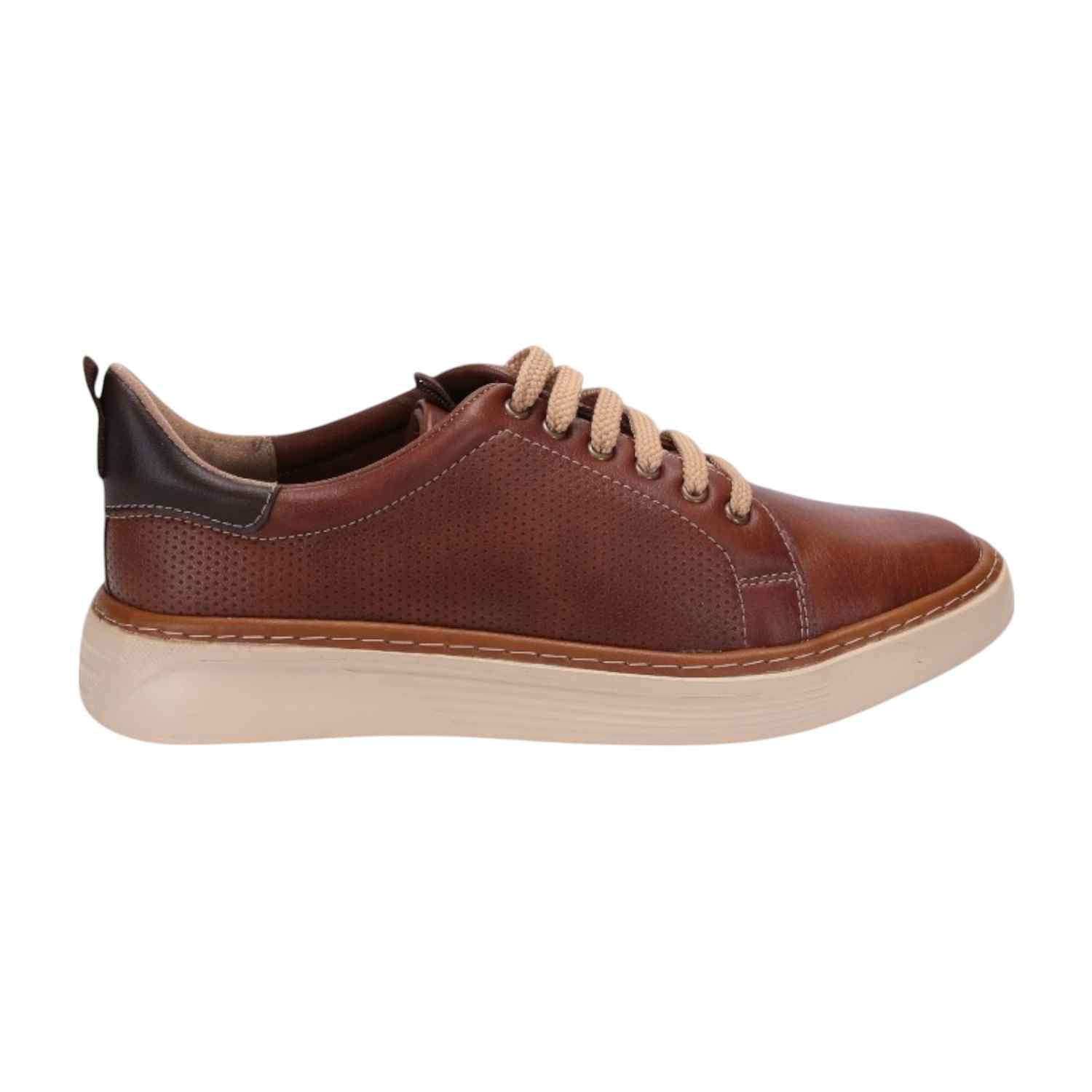 Men Brown Casual Lace Up