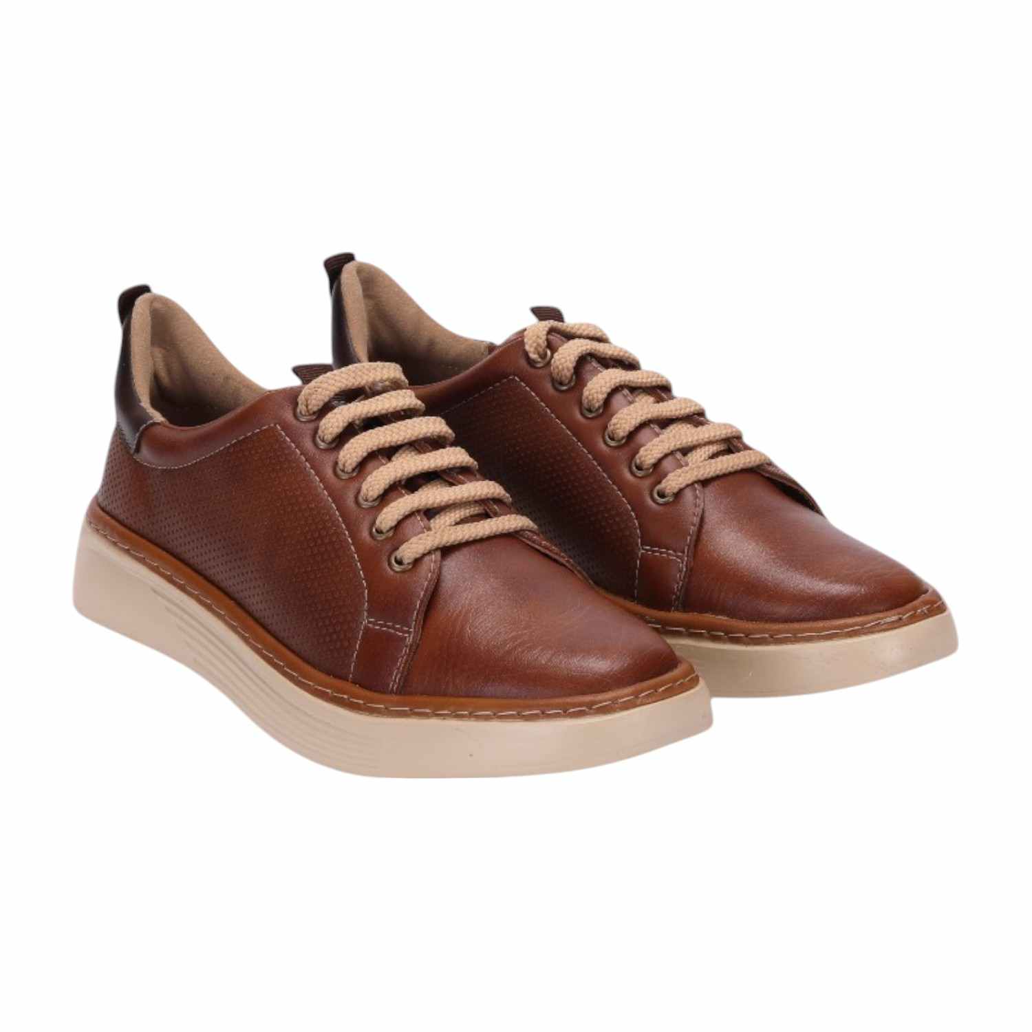 Men Brown Casual Lace Up