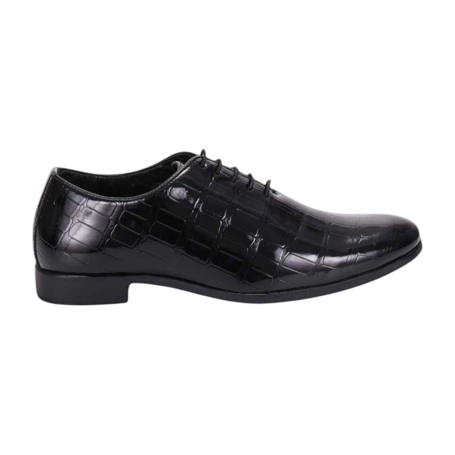 Men Black Formal Shoes Lace Up