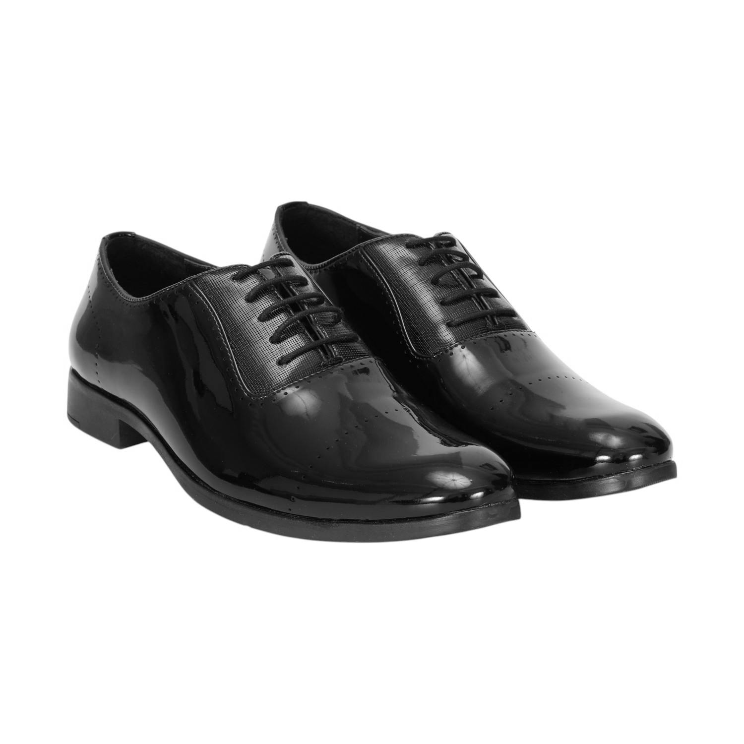 Men Black Formal Shoes Lace Up