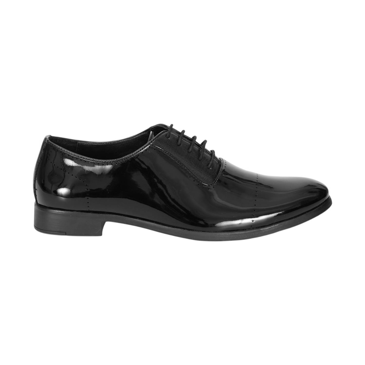 Men Black Formal Shoes Lace Up