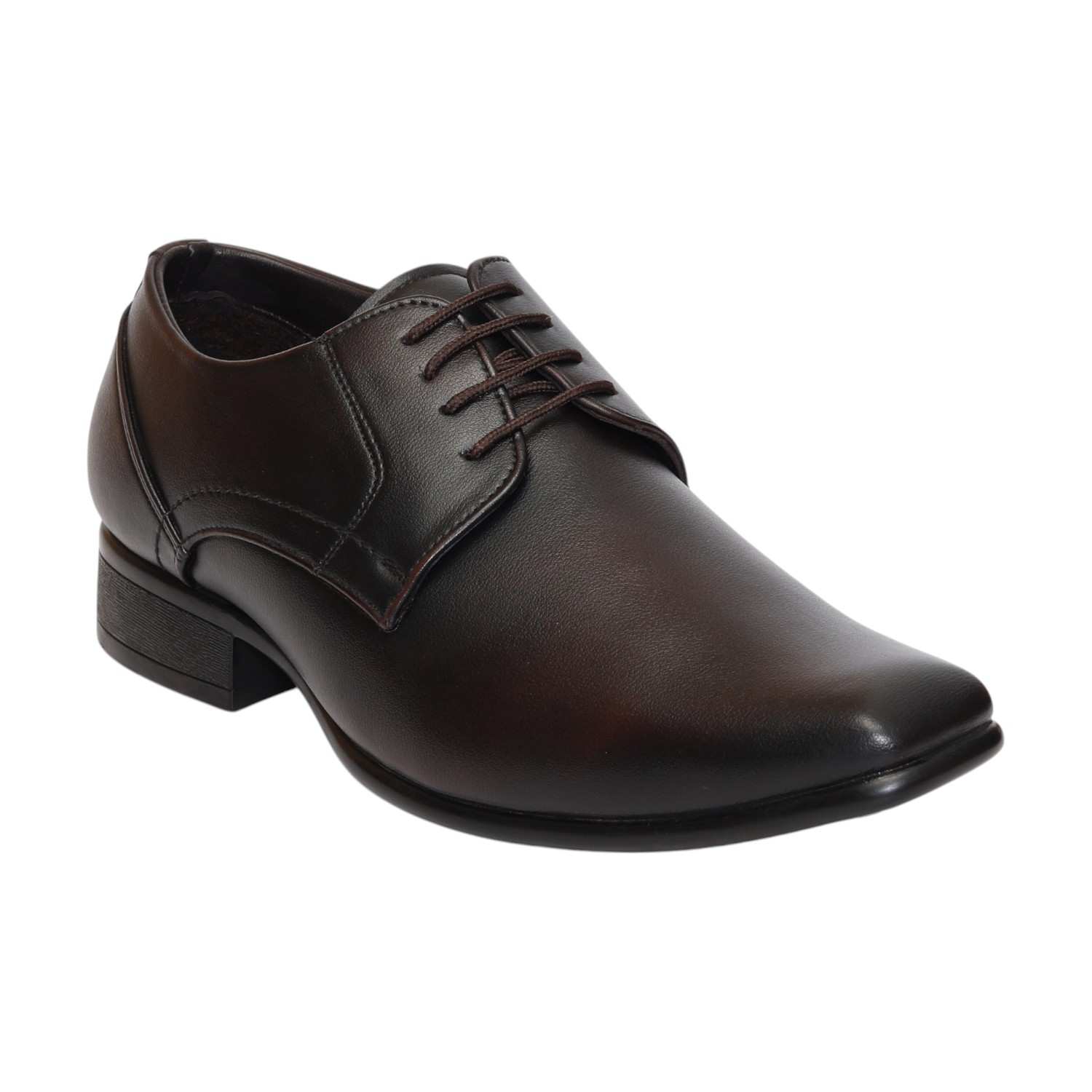 Men Bordo Formal Shoes Lace Up