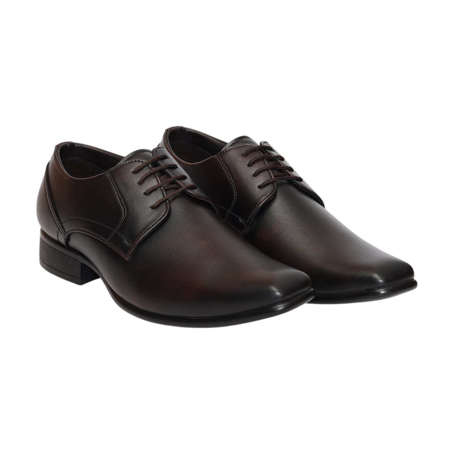 Men Bordo Formal Shoes Lace Up