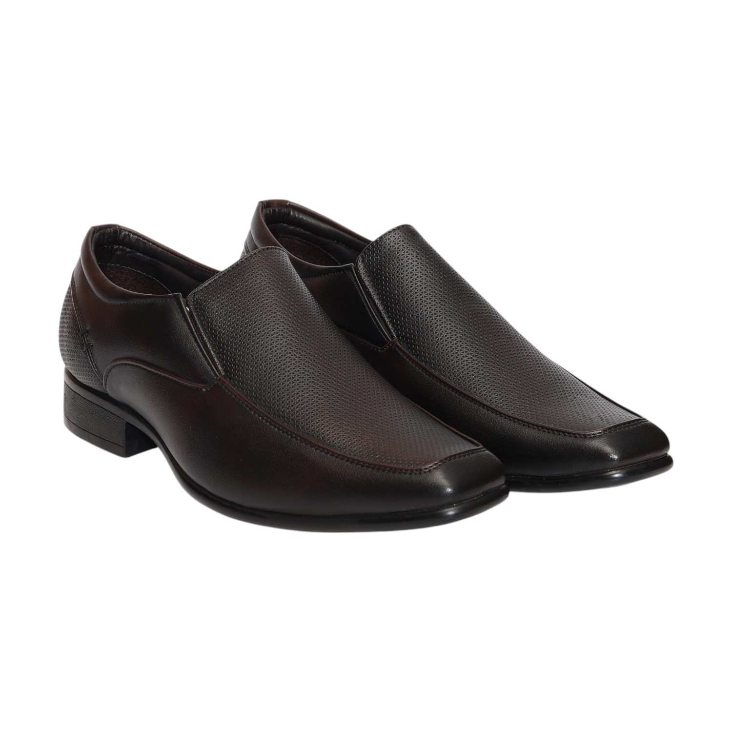 Men Bordo Formal Shoes  Slip On