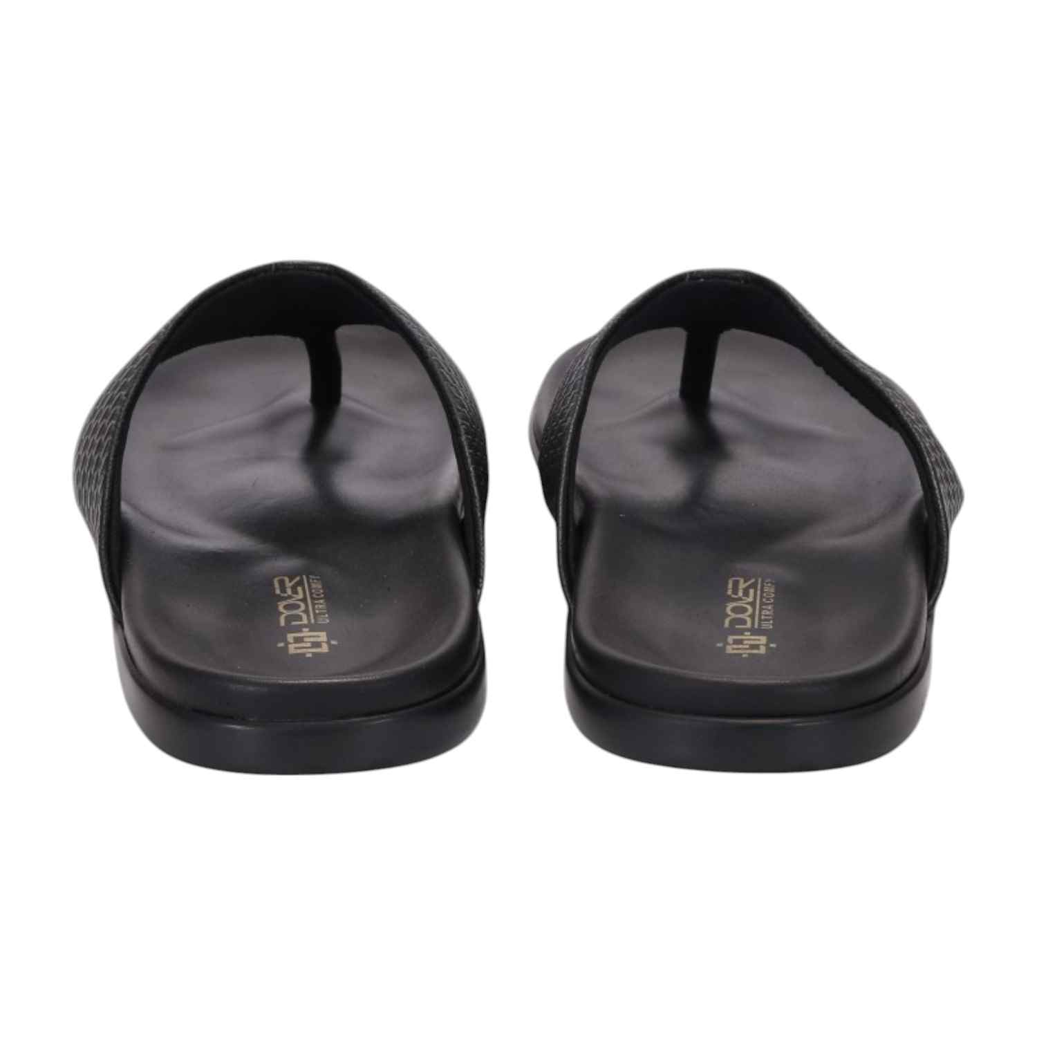 Men Black Comfort Thong