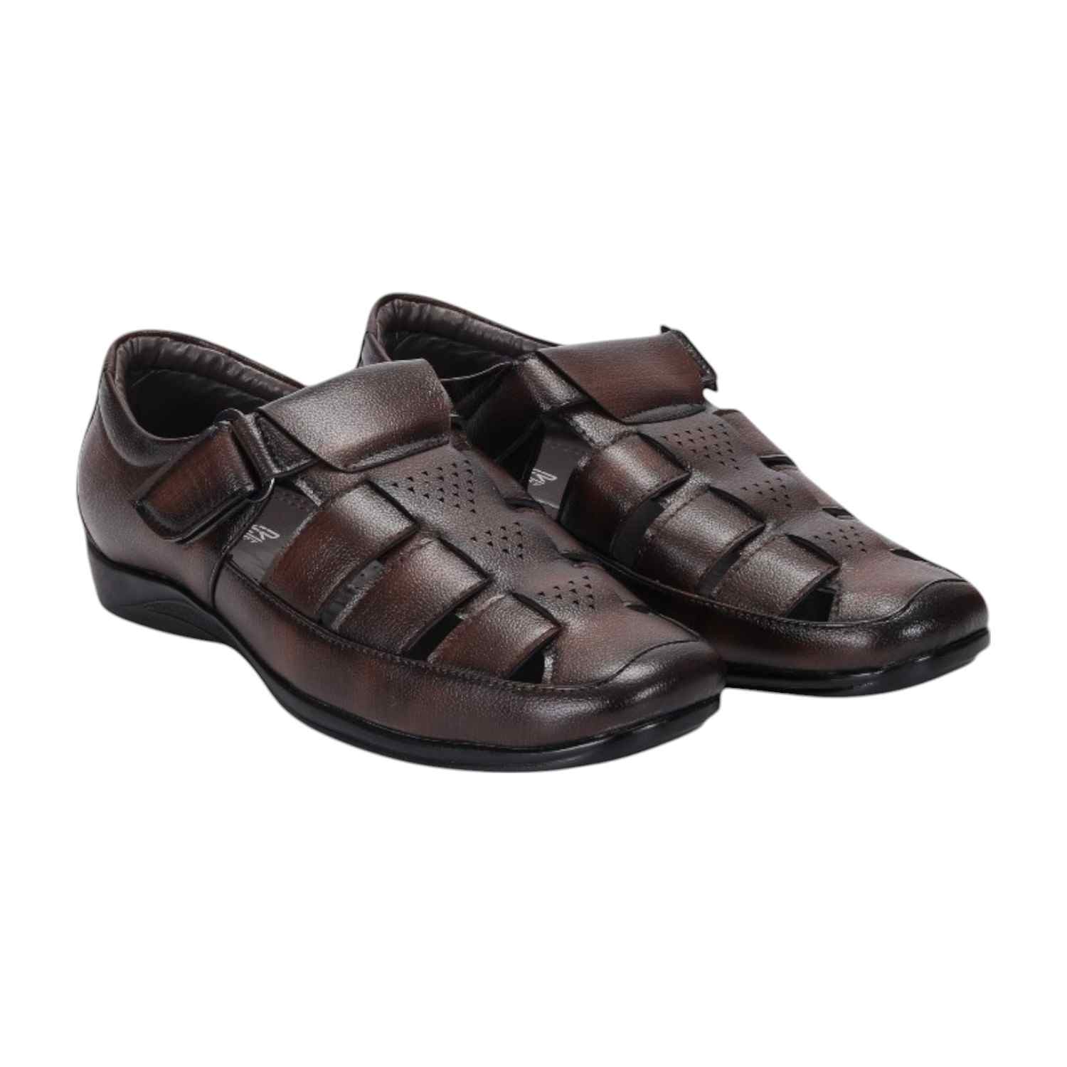 Men Brown Comfort Sandals