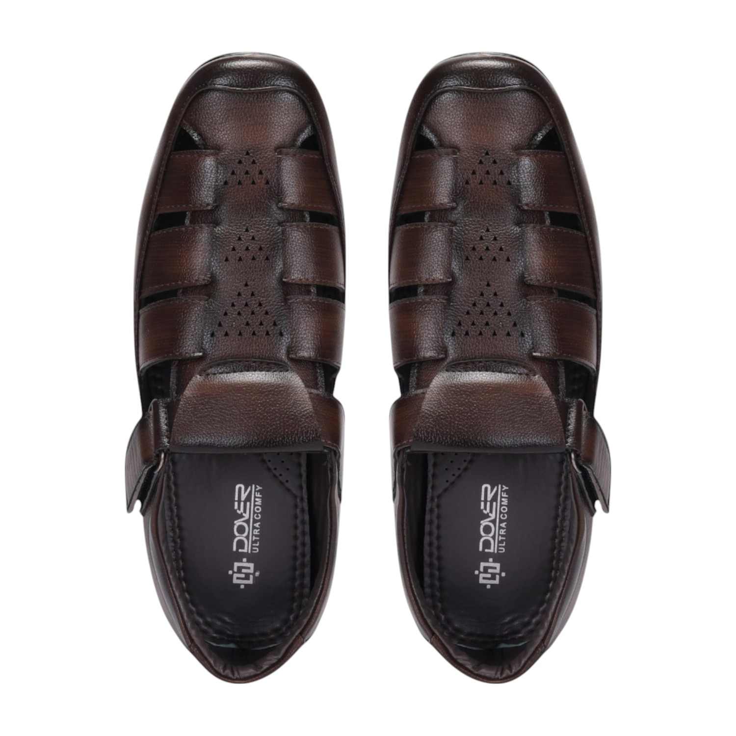 Men Brown Comfort Sandals