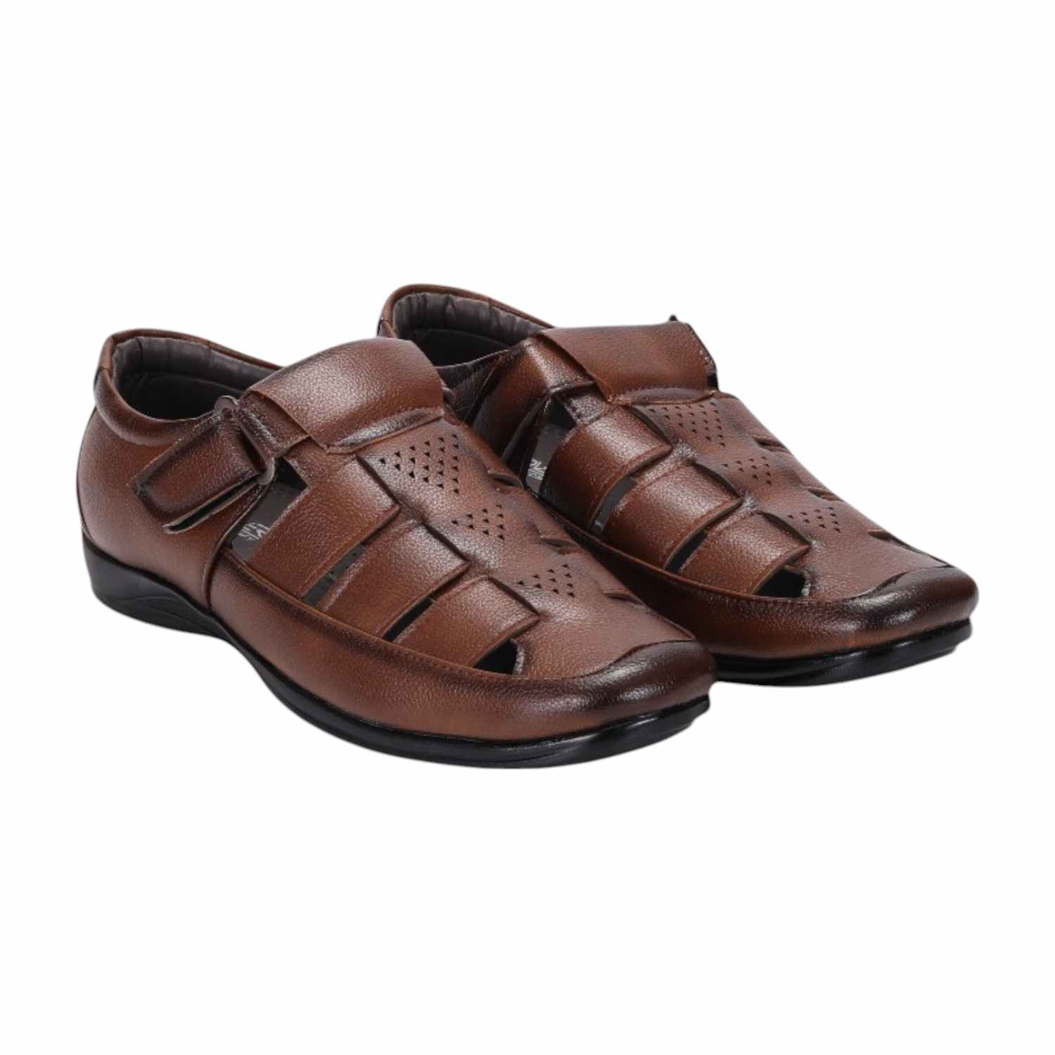 Men Tan Comfort Sandals
