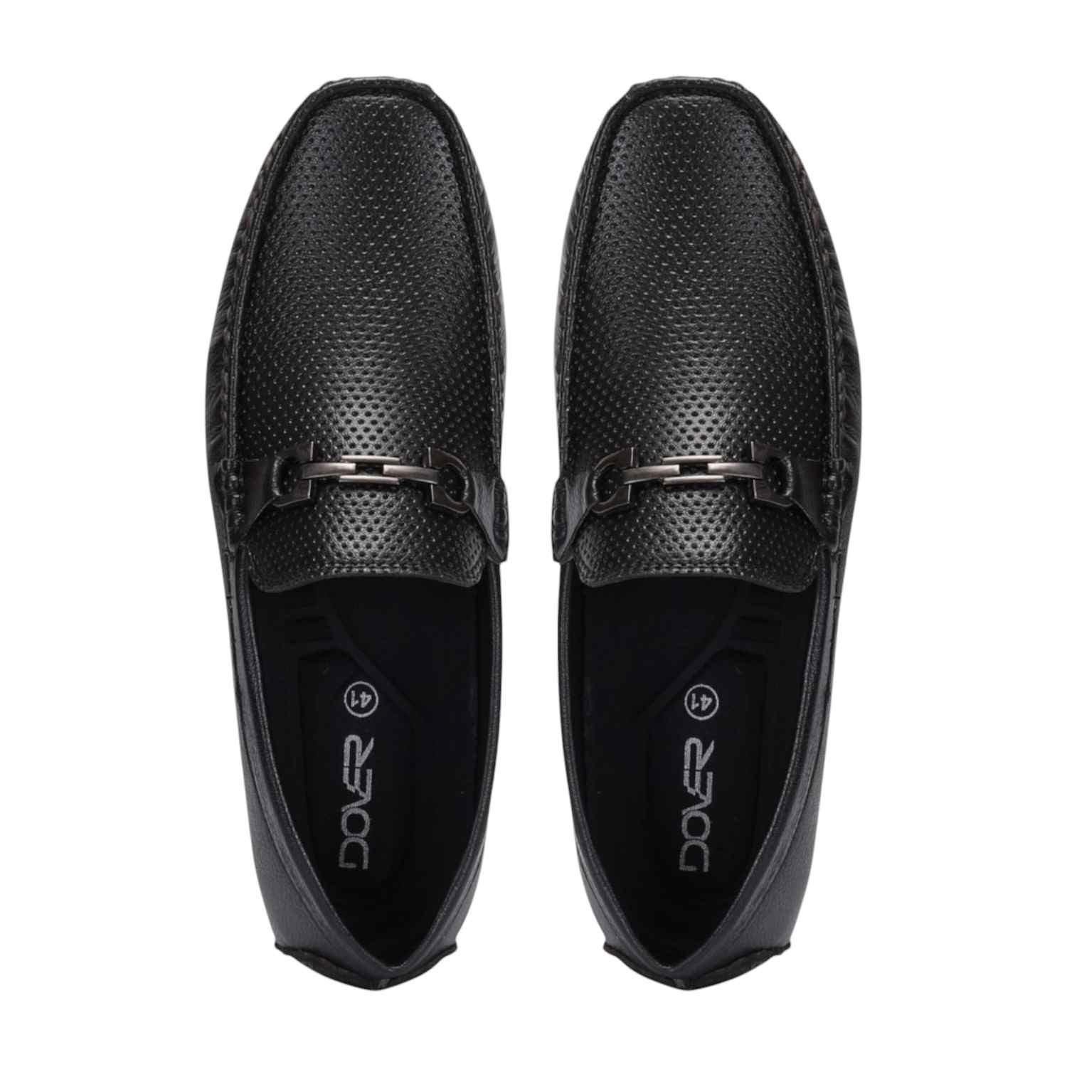Men Black Casual Shoes Slip On