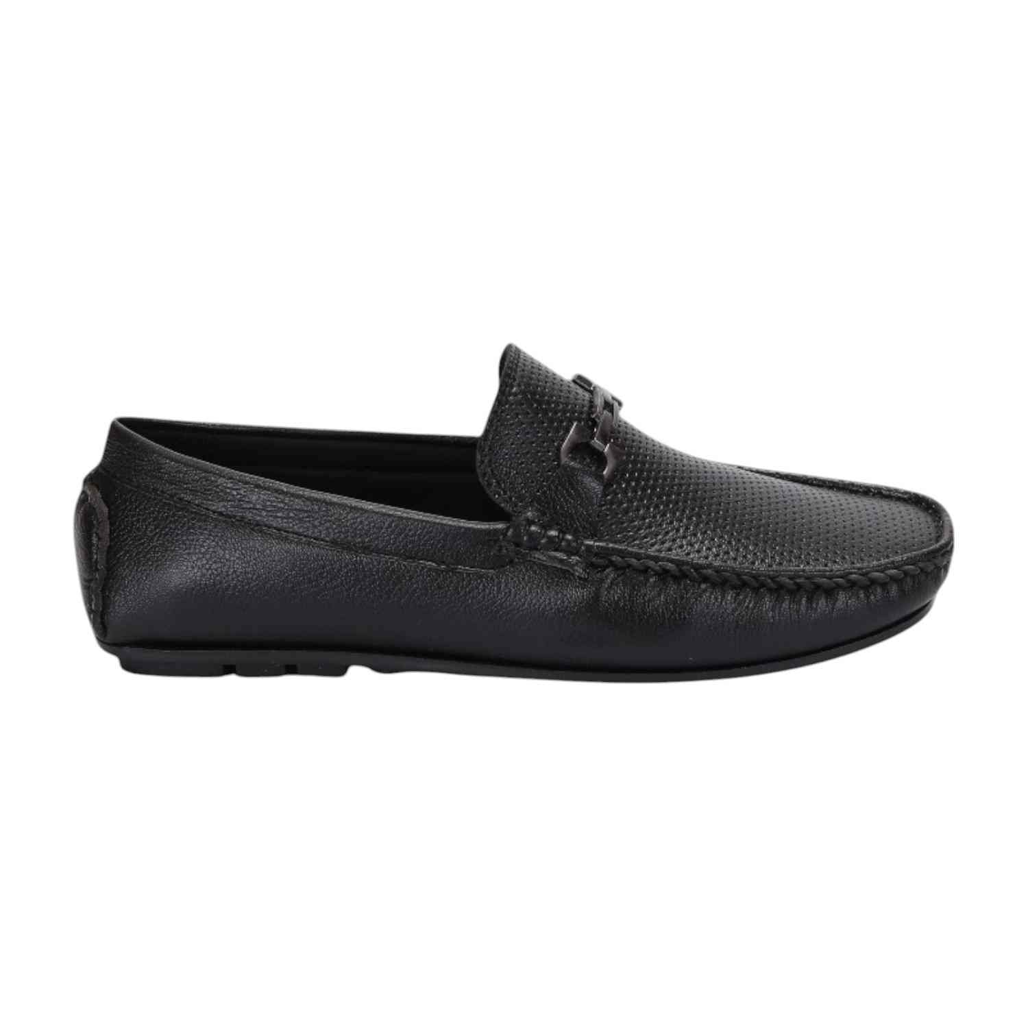 Men Black Casual Shoes Slip On
