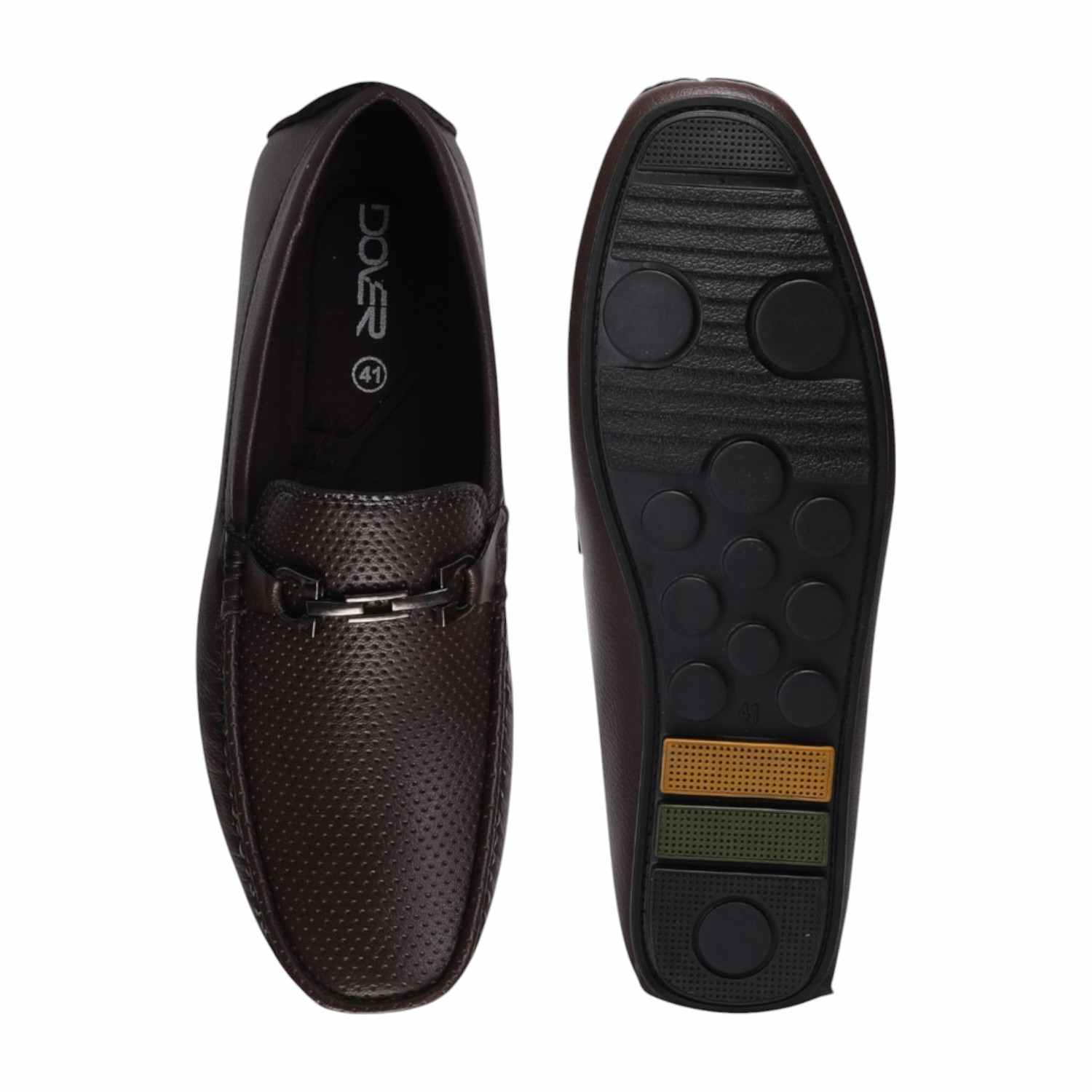 Men Brown Casual Shoes Slip On