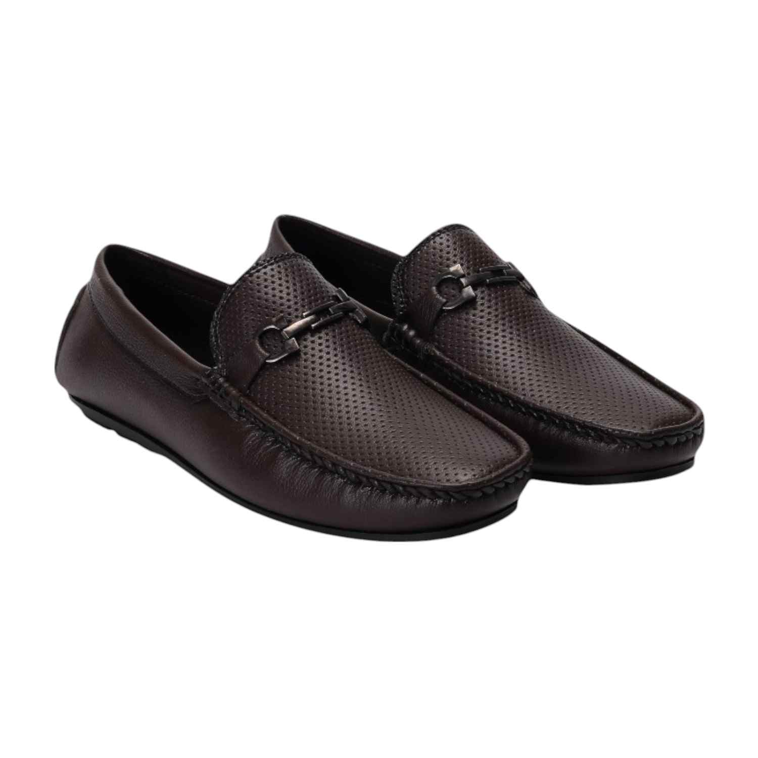 Men Brown Casual Shoes Slip On