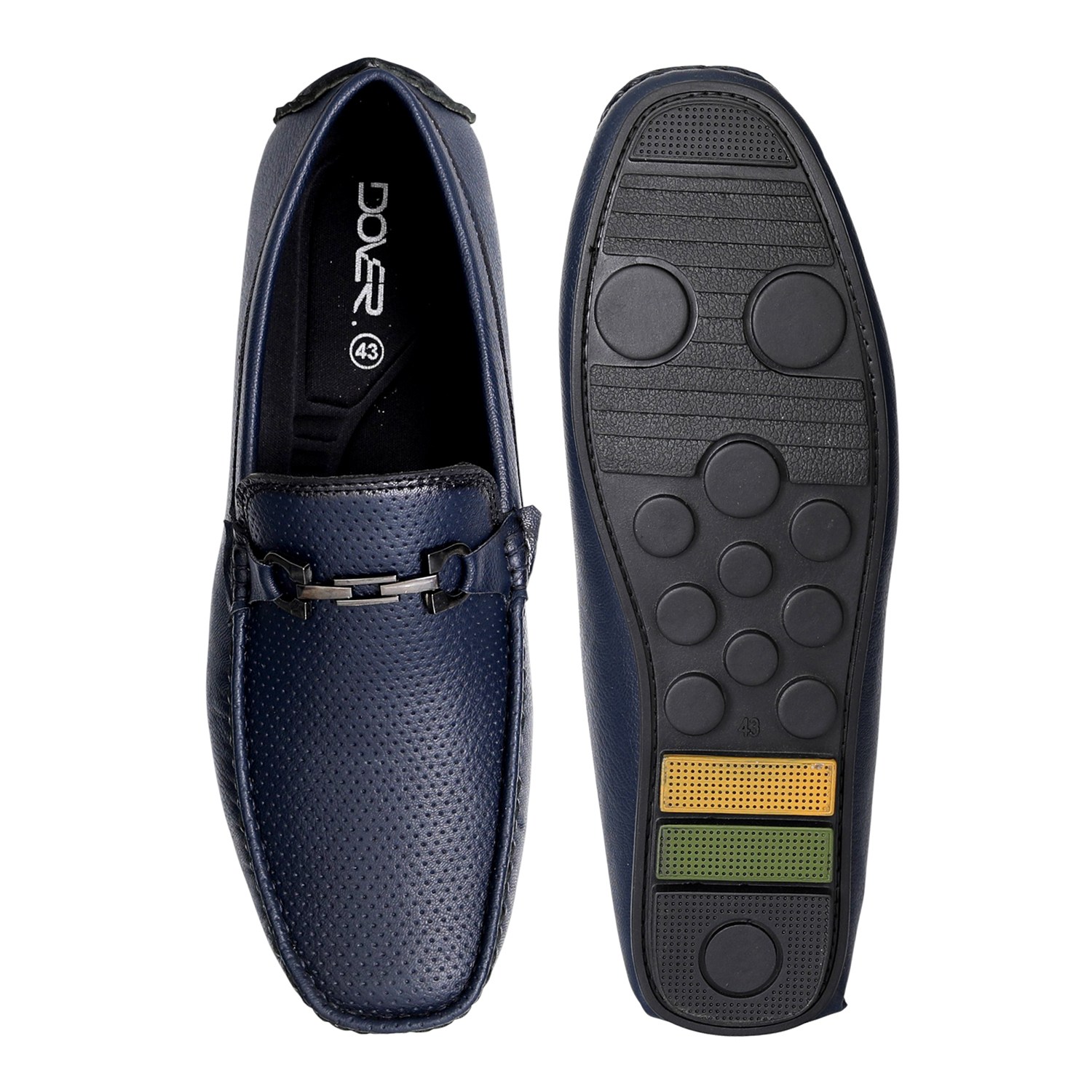 Men's Navy Luxe Bit Loafers