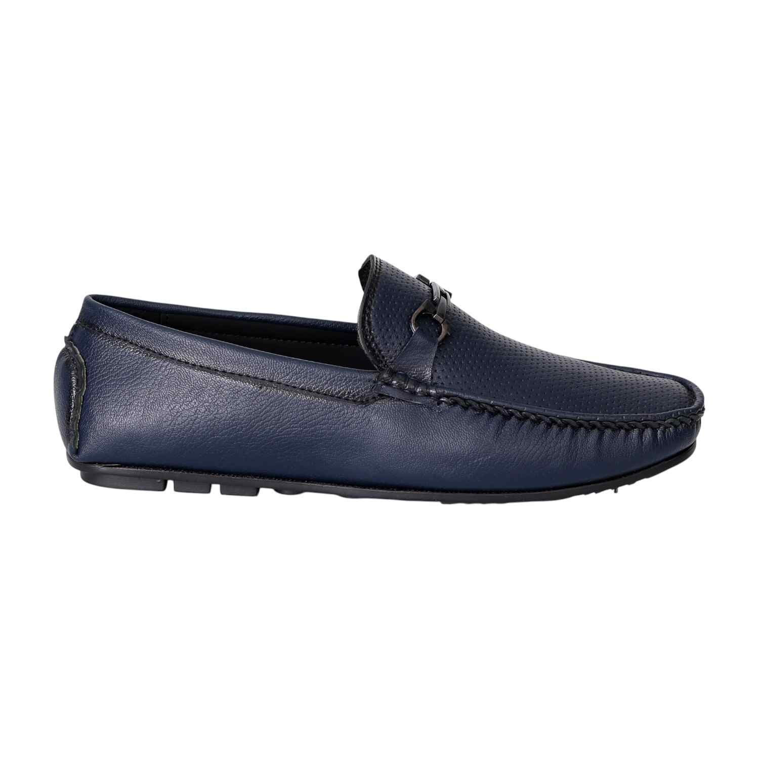 Men's Navy Luxe Bit Loafers