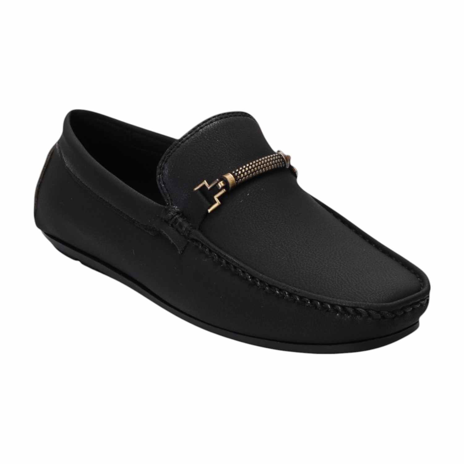Men Black Casual Shoes Slip On
