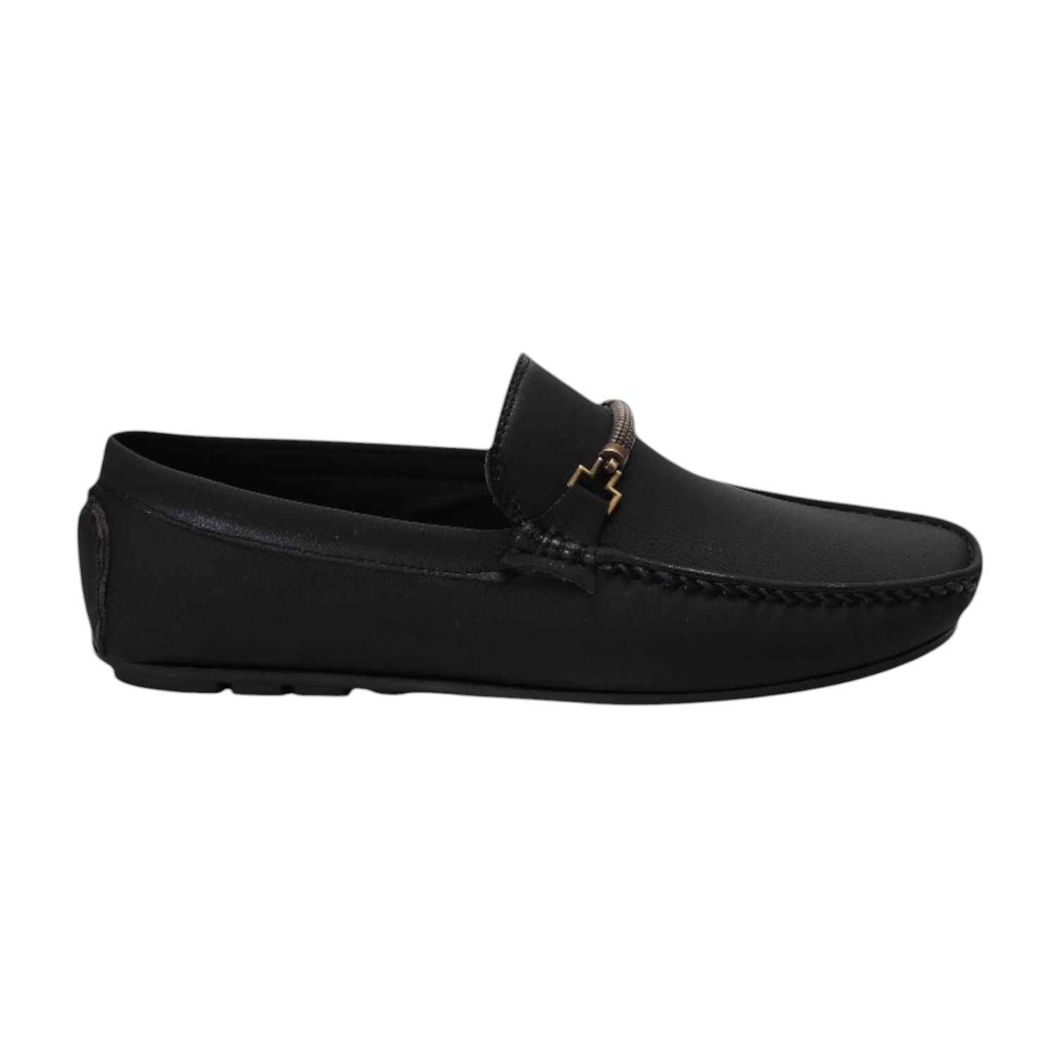 Men Black Casual Shoes Slip On
