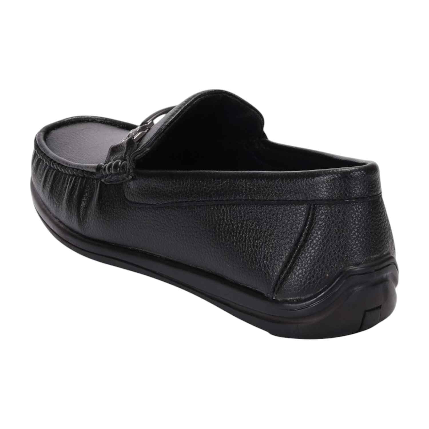 Men Black Casual Shoes Slip On