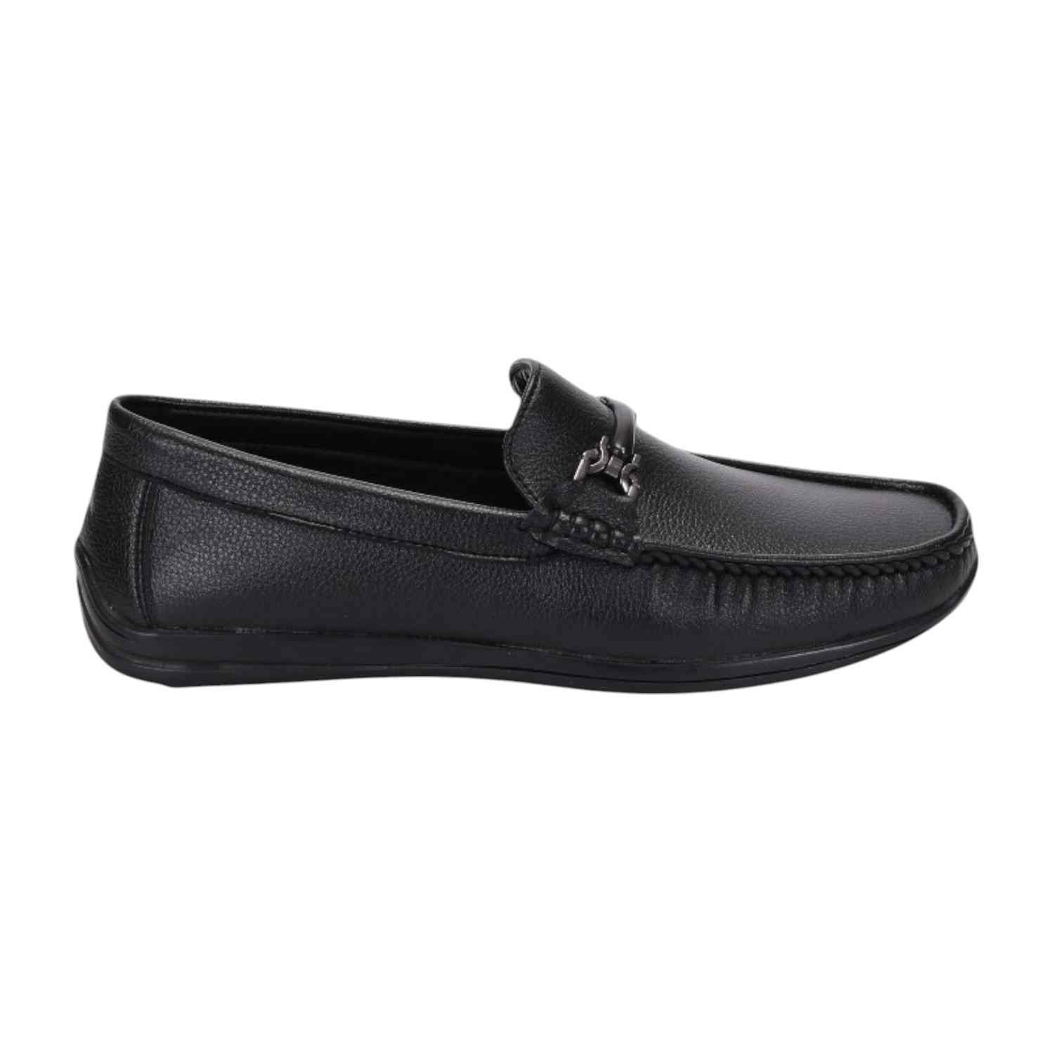Men Black Casual Shoes Slip On