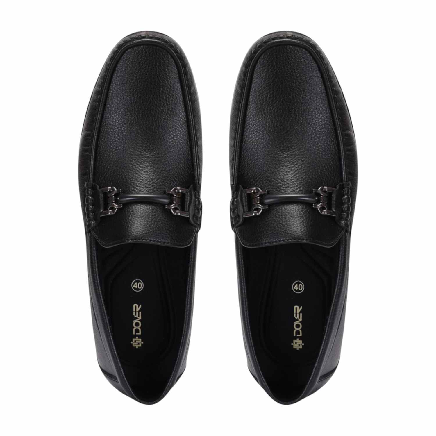 Men Black Casual Shoes Slip On