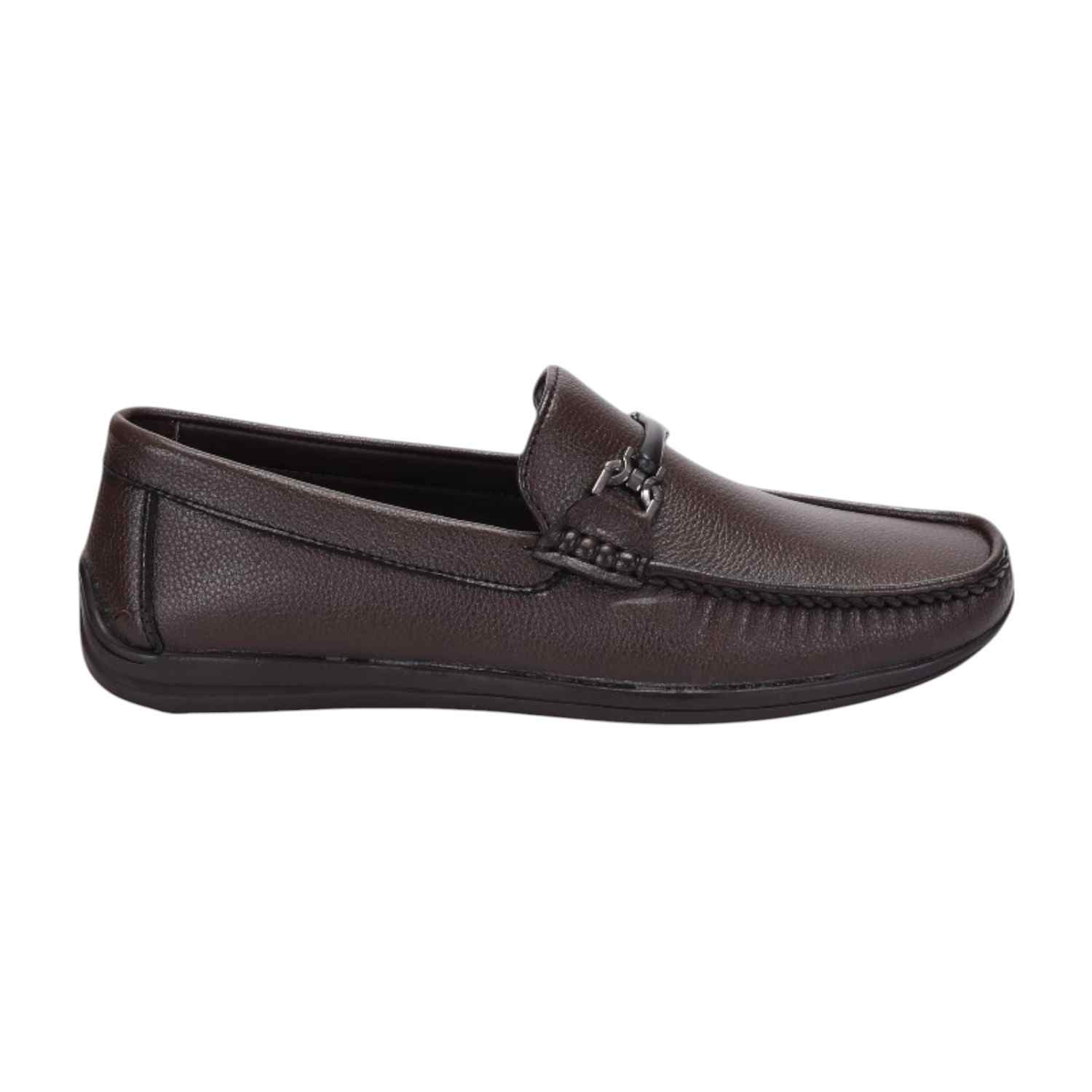 Men Brown Casual Shoes Slip On