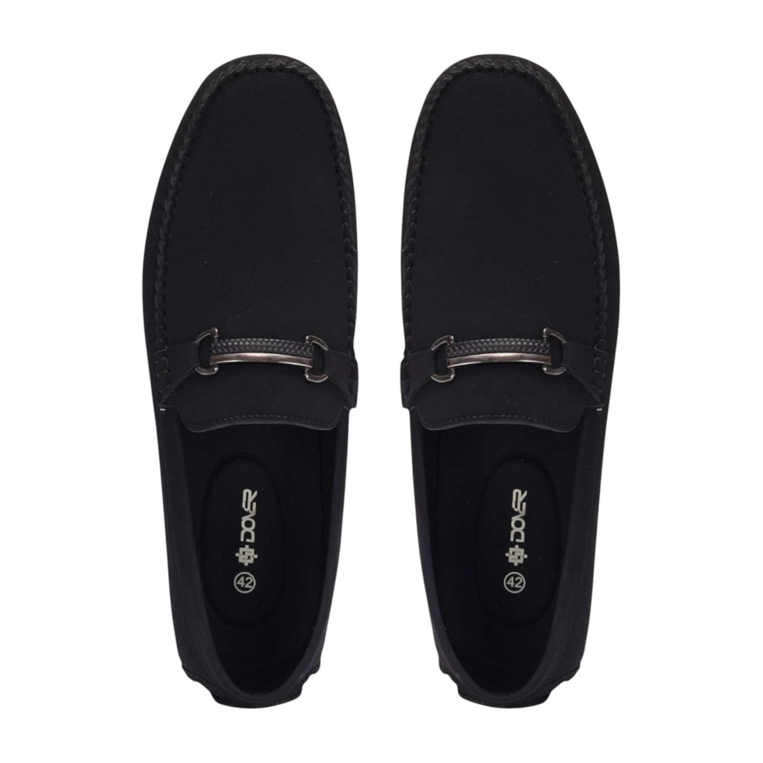 Men Black Casual Shoes Slip On