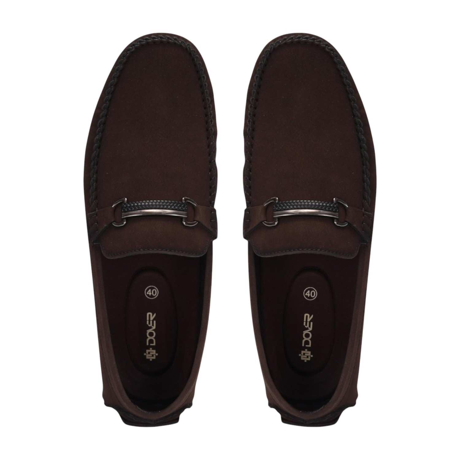 Men Brown Casual Shoes Slip On
