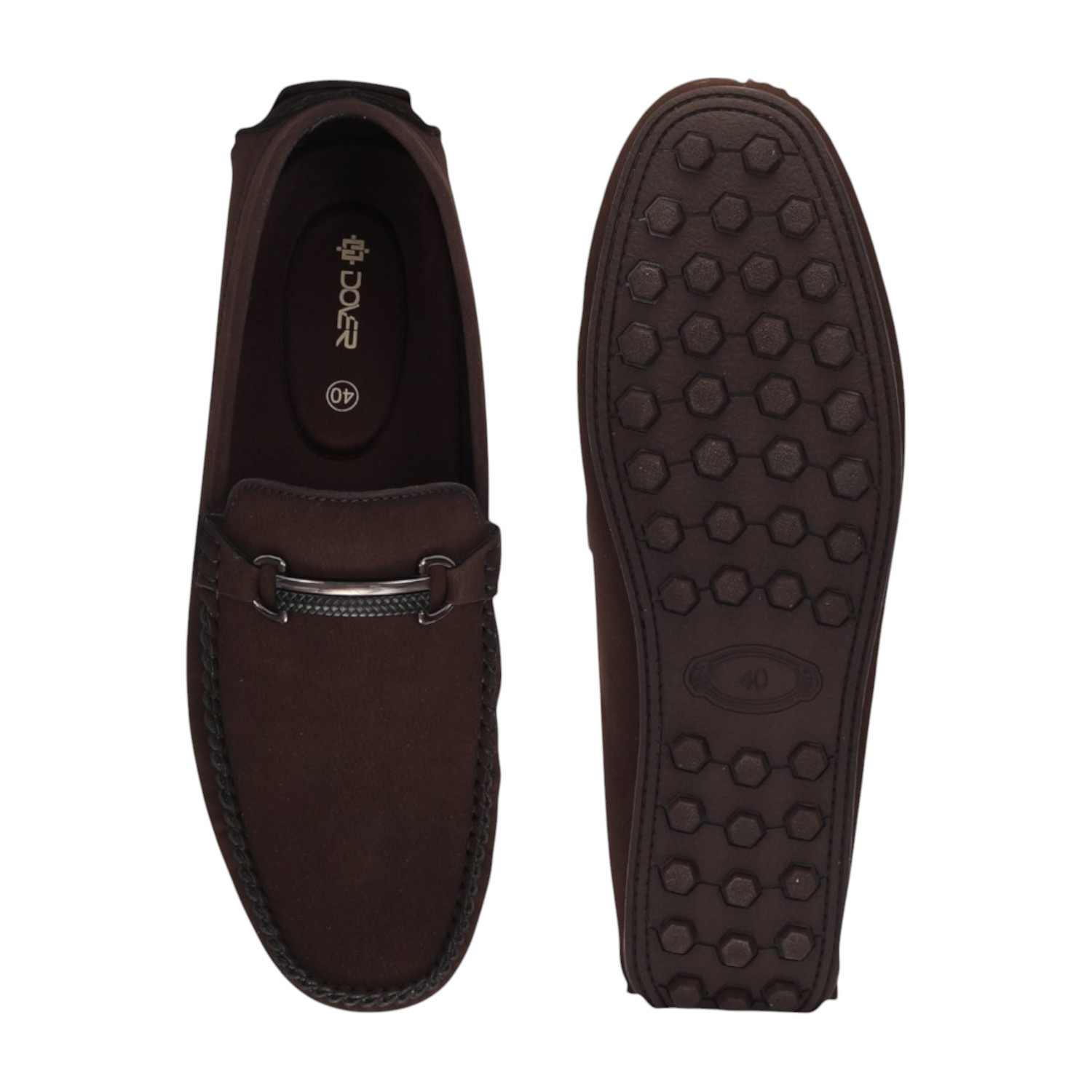 Men Brown Casual Shoes Slip On