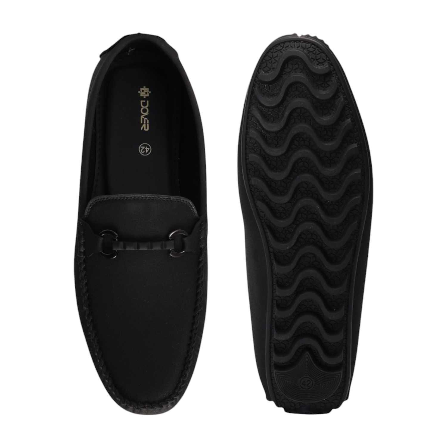 Men Black Casual Shoes Slip On