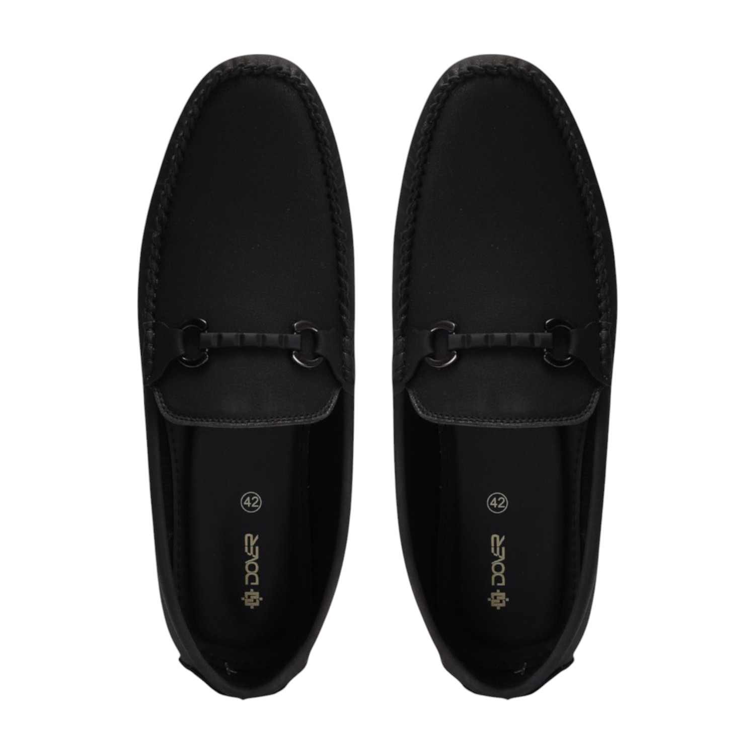 Men Black Casual Shoes Slip On