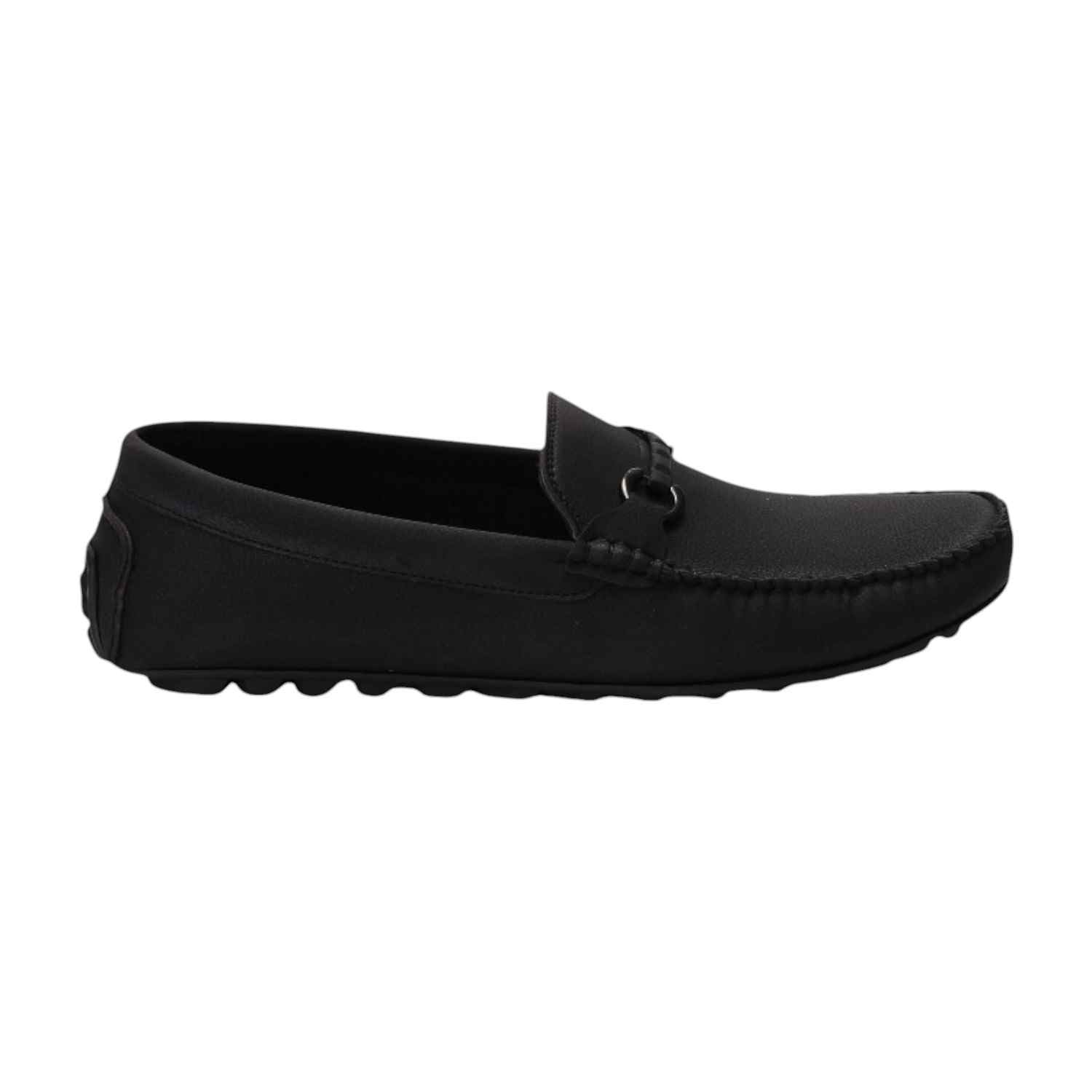 Men Black Casual Shoes Slip On