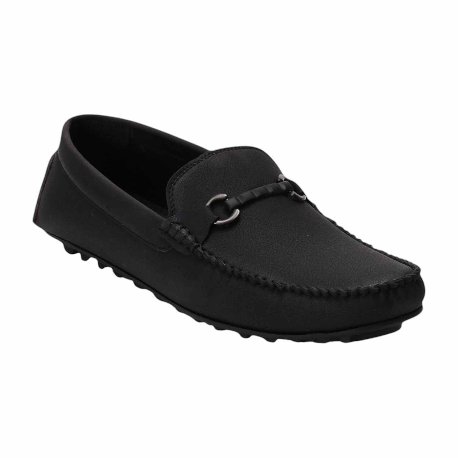 Men Black Casual Shoes Slip On