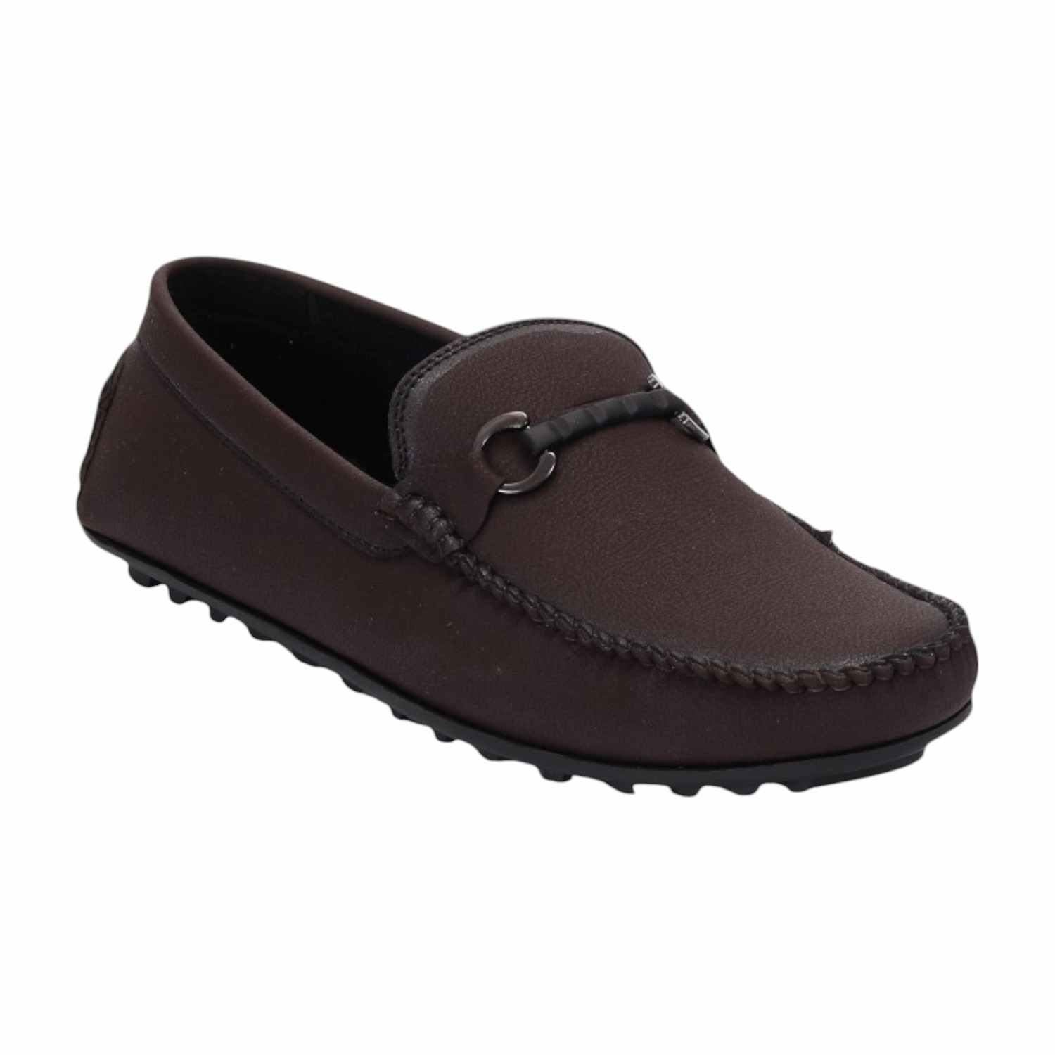 Men Brown Casual Shoes Slip On
