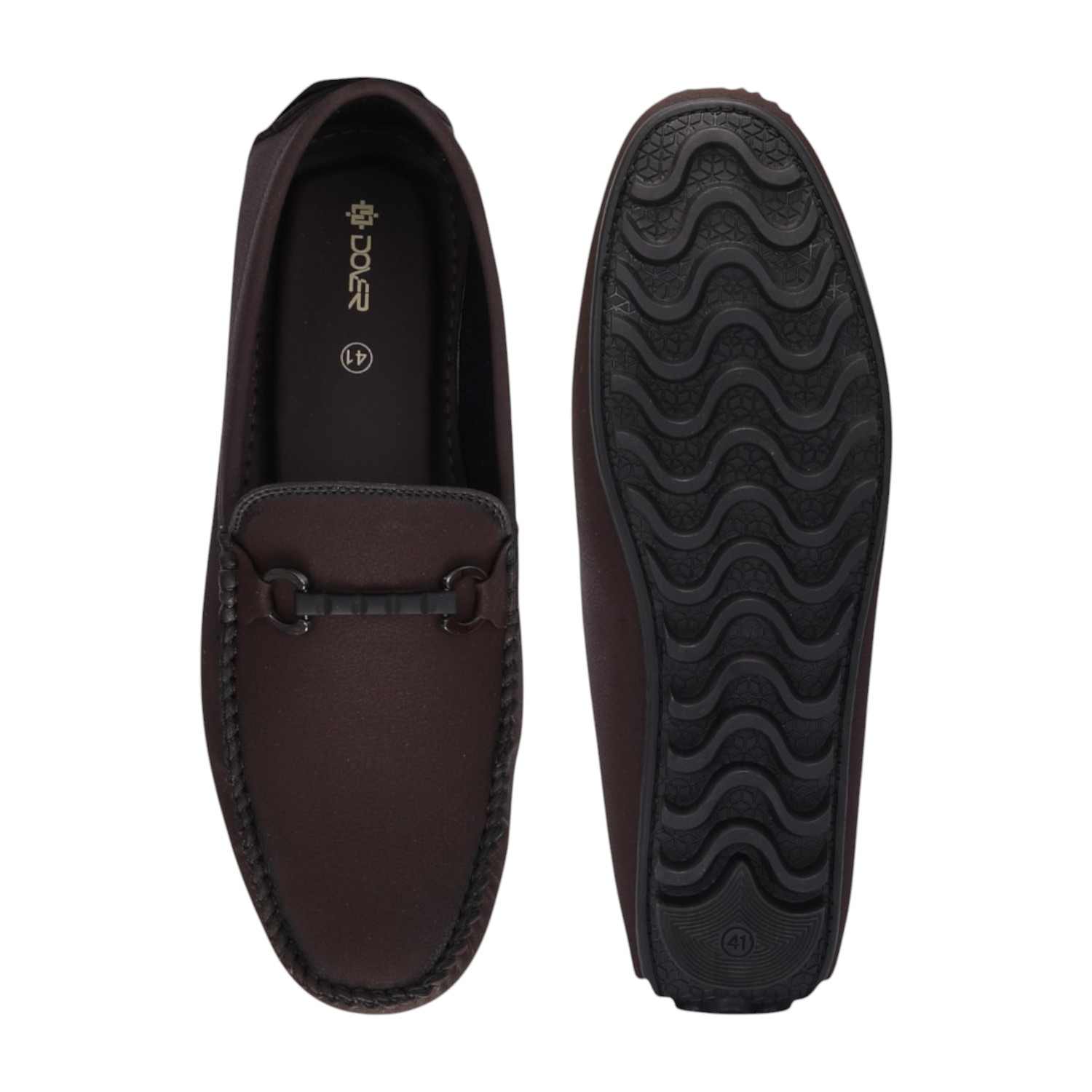 Men Brown Casual Shoes Slip On