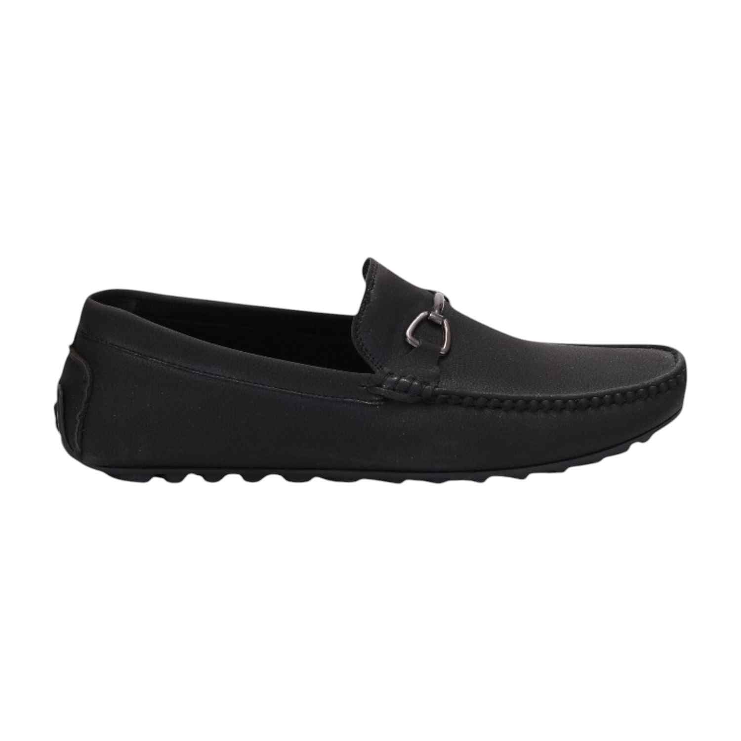 Men Black Casual Shoes Slip On