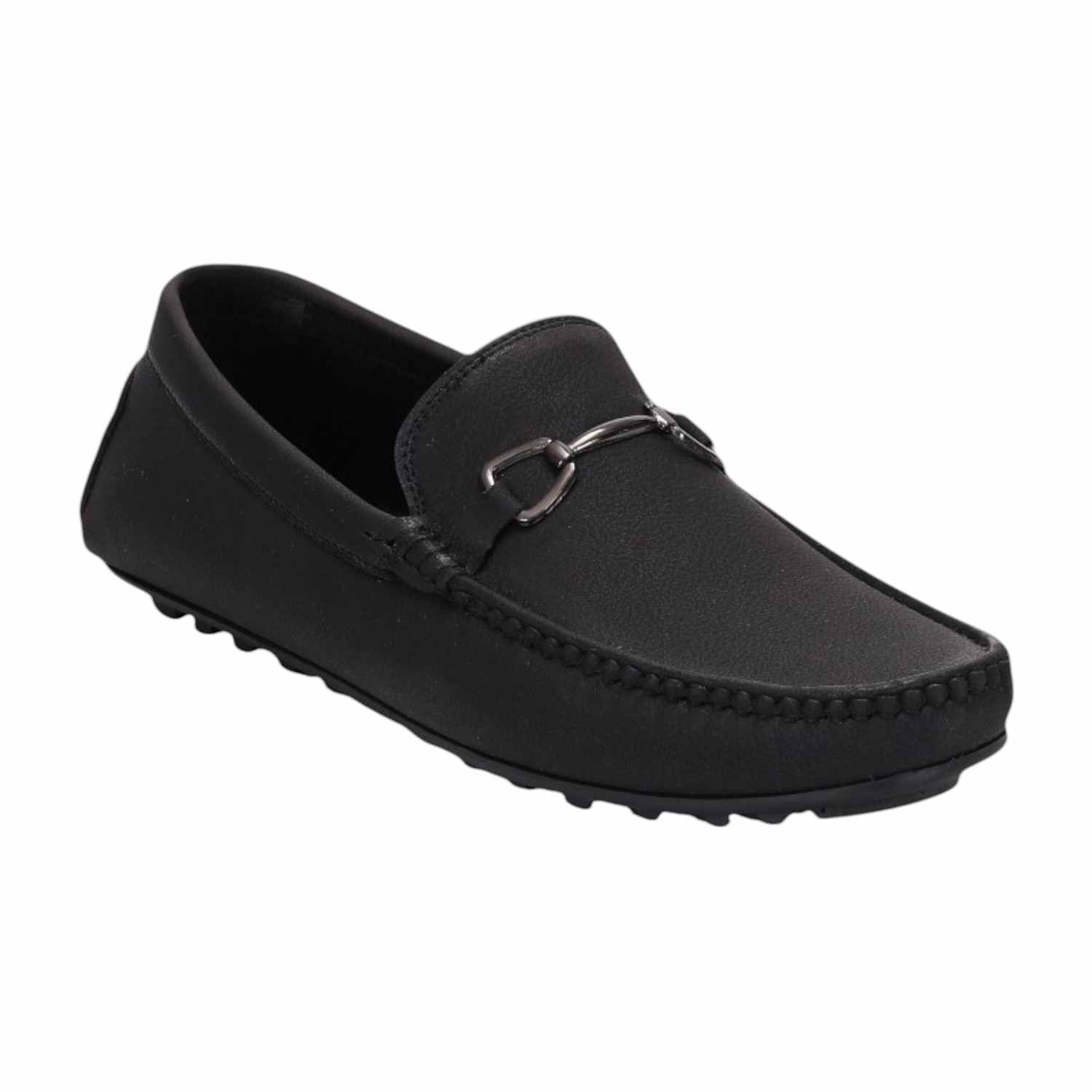 Men Black Casual Shoes Slip On