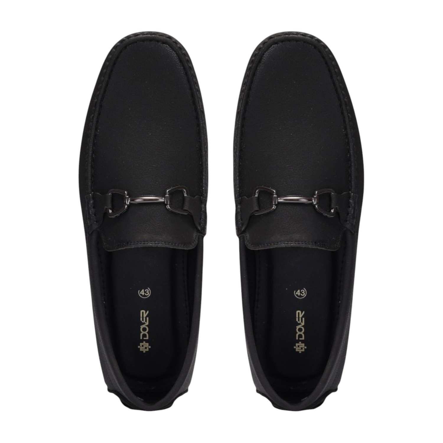 Men Black Casual Shoes Slip On