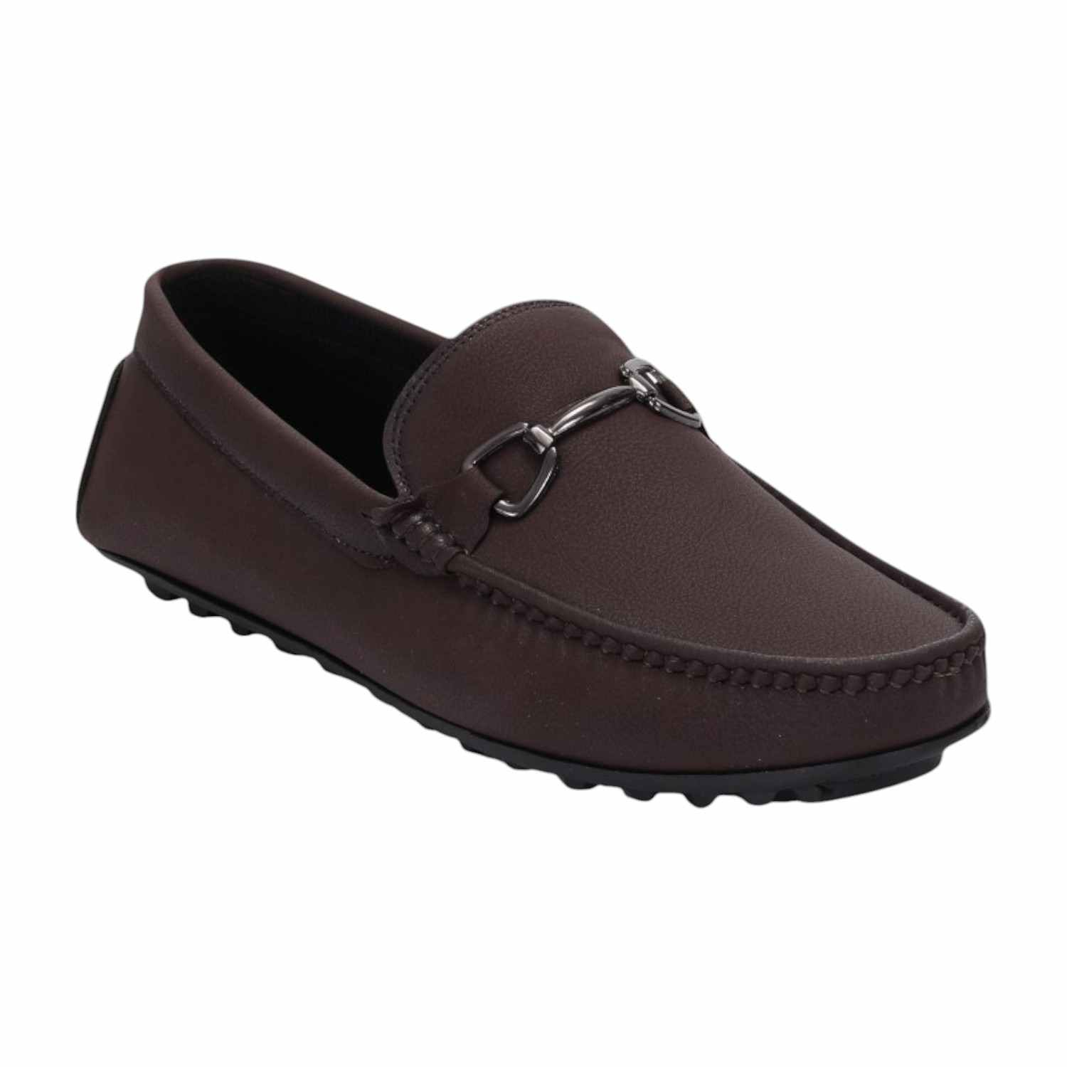Men Brown Casual Shoes Slip On