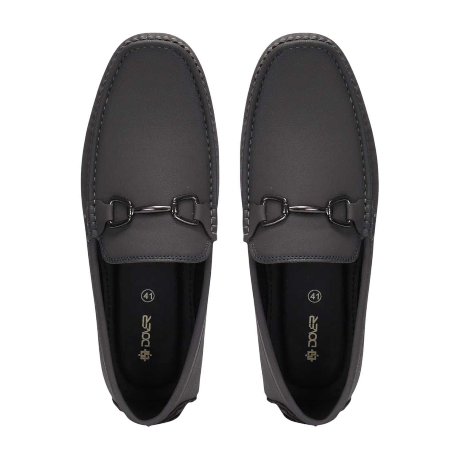 Men Grey Casual Shoes Slip On