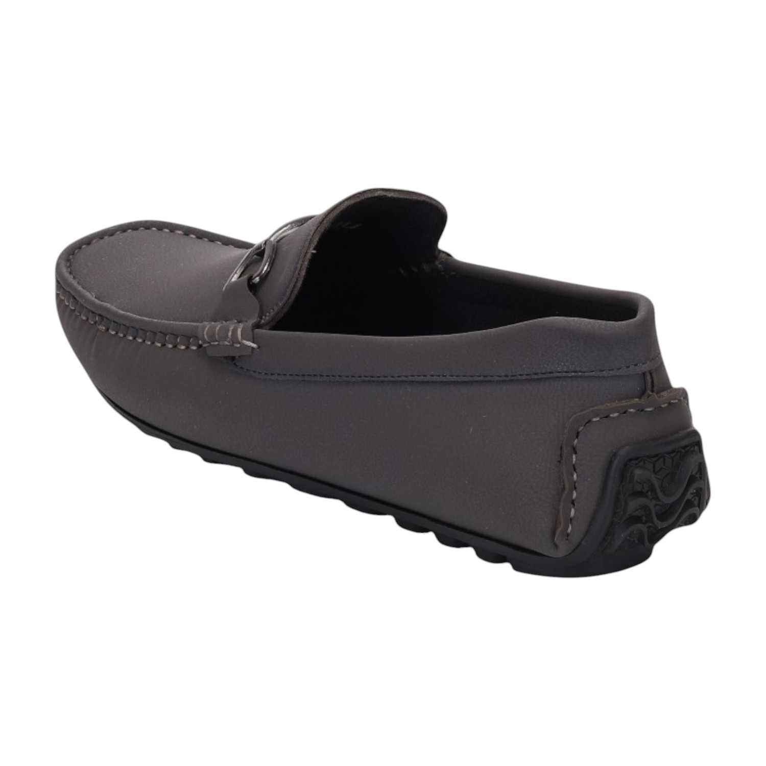 Men Grey Casual Shoes Slip On
