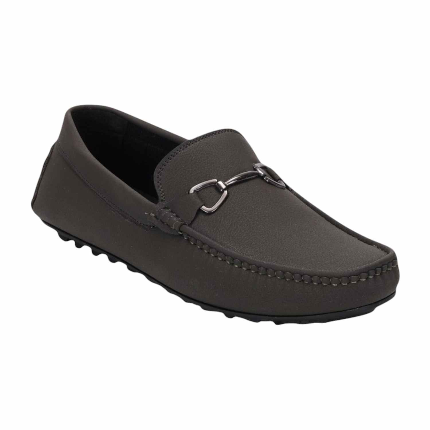 Men Olive Casual Shoes Slip On