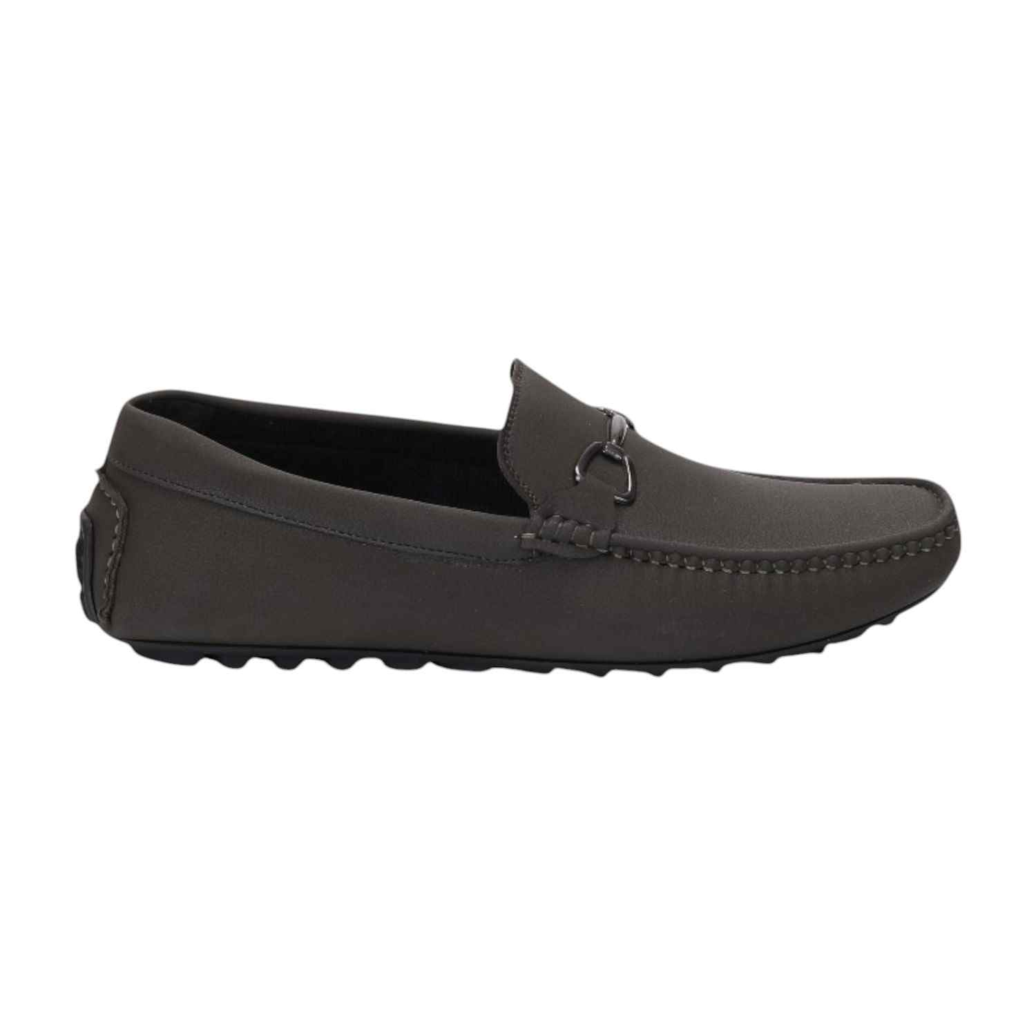 Men Olive Casual Shoes Slip On