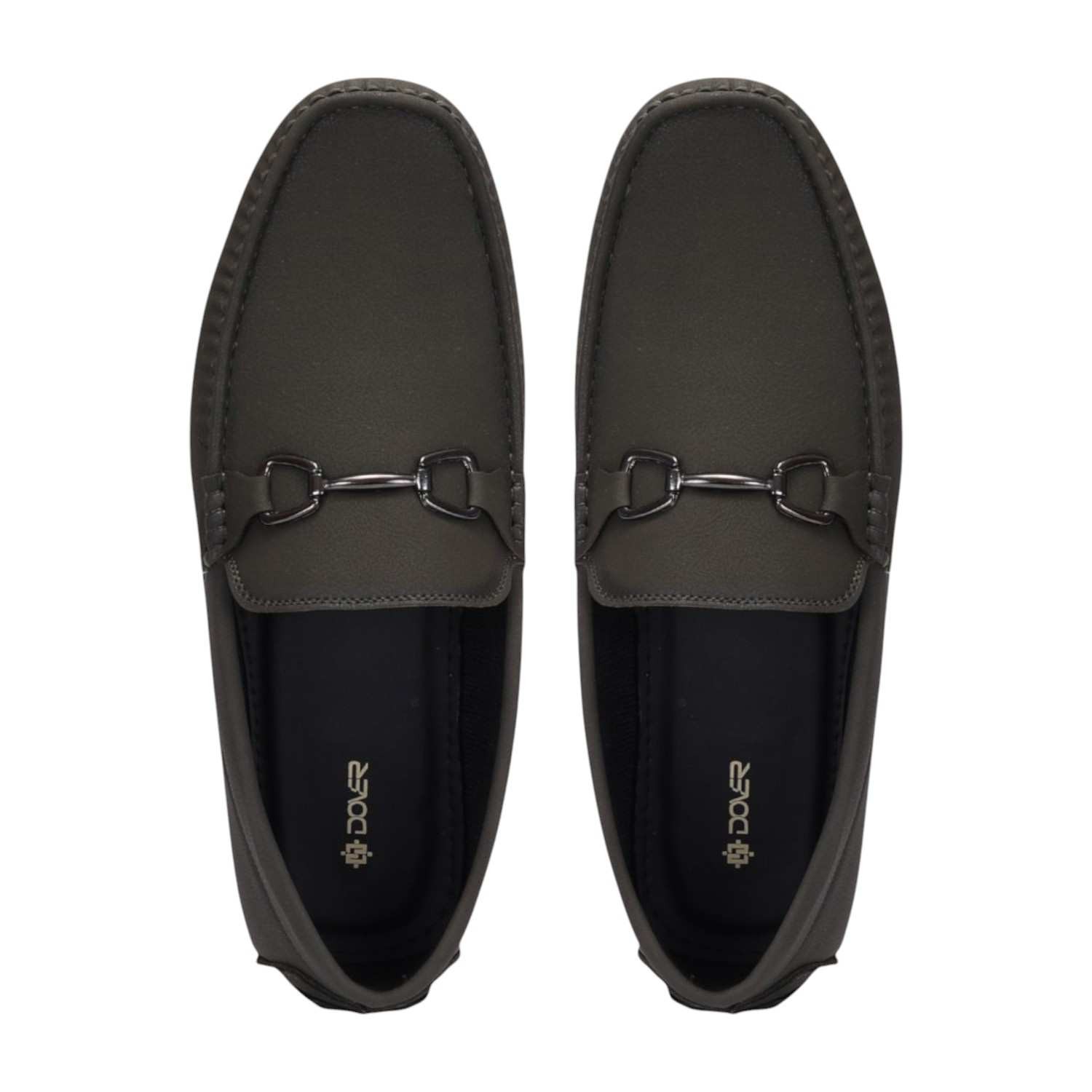 Men Olive Casual Shoes Slip On