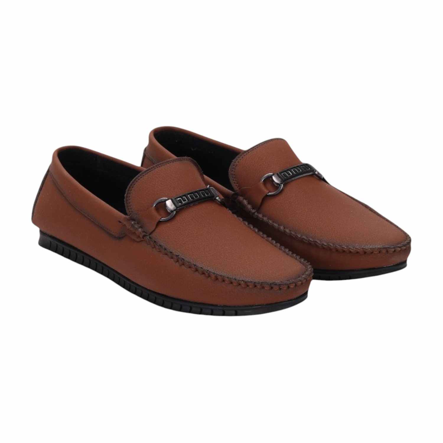Men Tan Casual Shoes Slip On