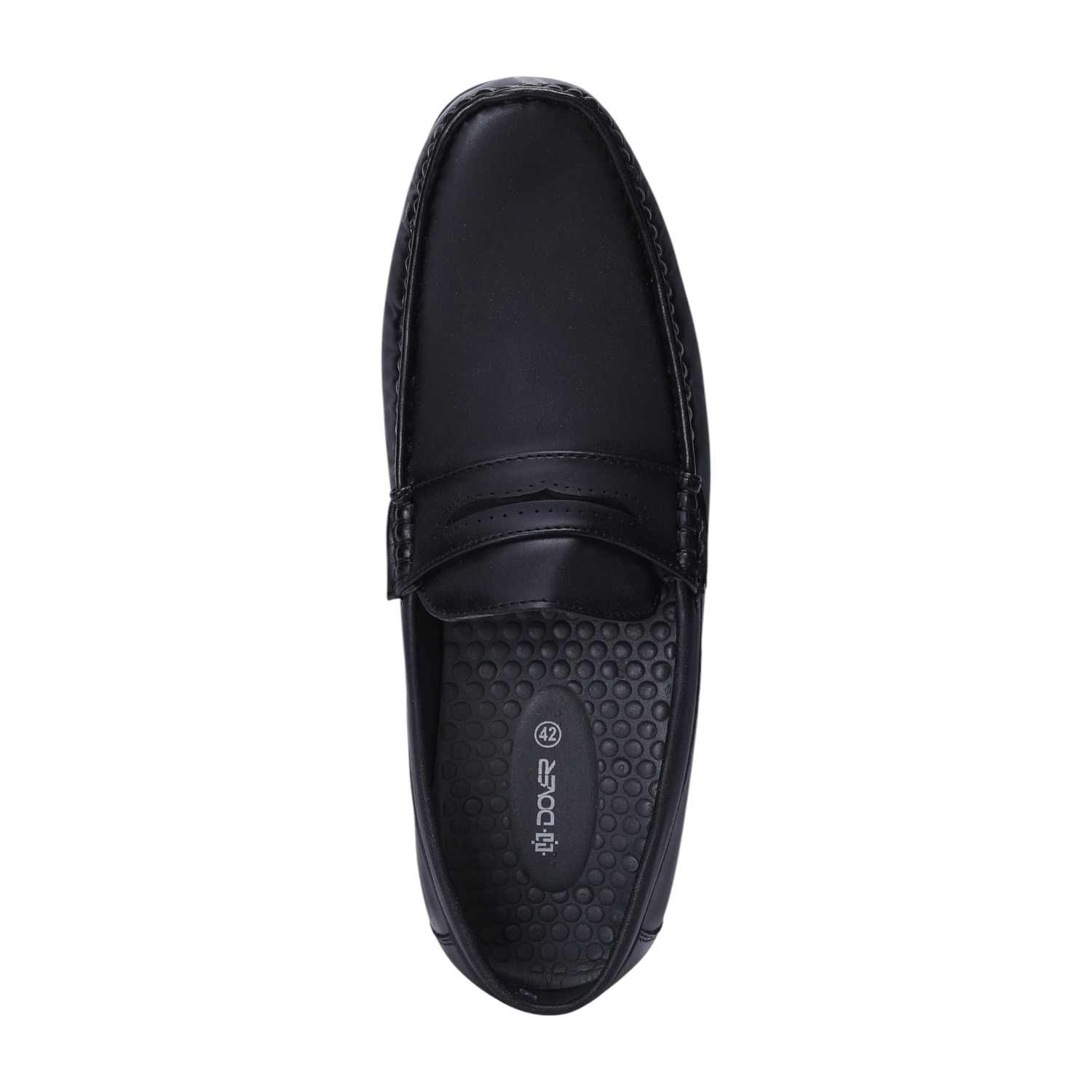 Men Black Casual Slip-ons